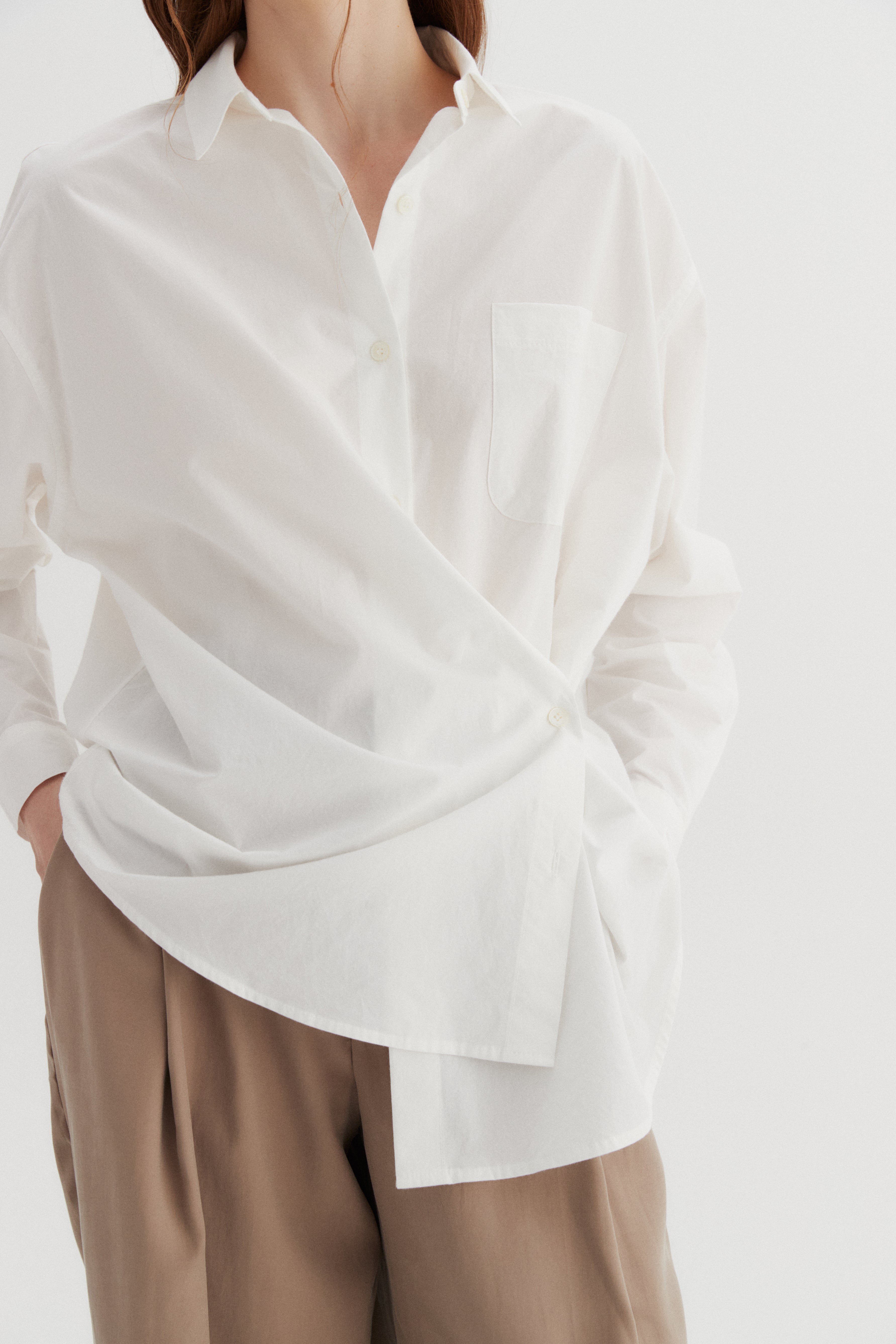 UNBALANCE SHIRT_WHITE
