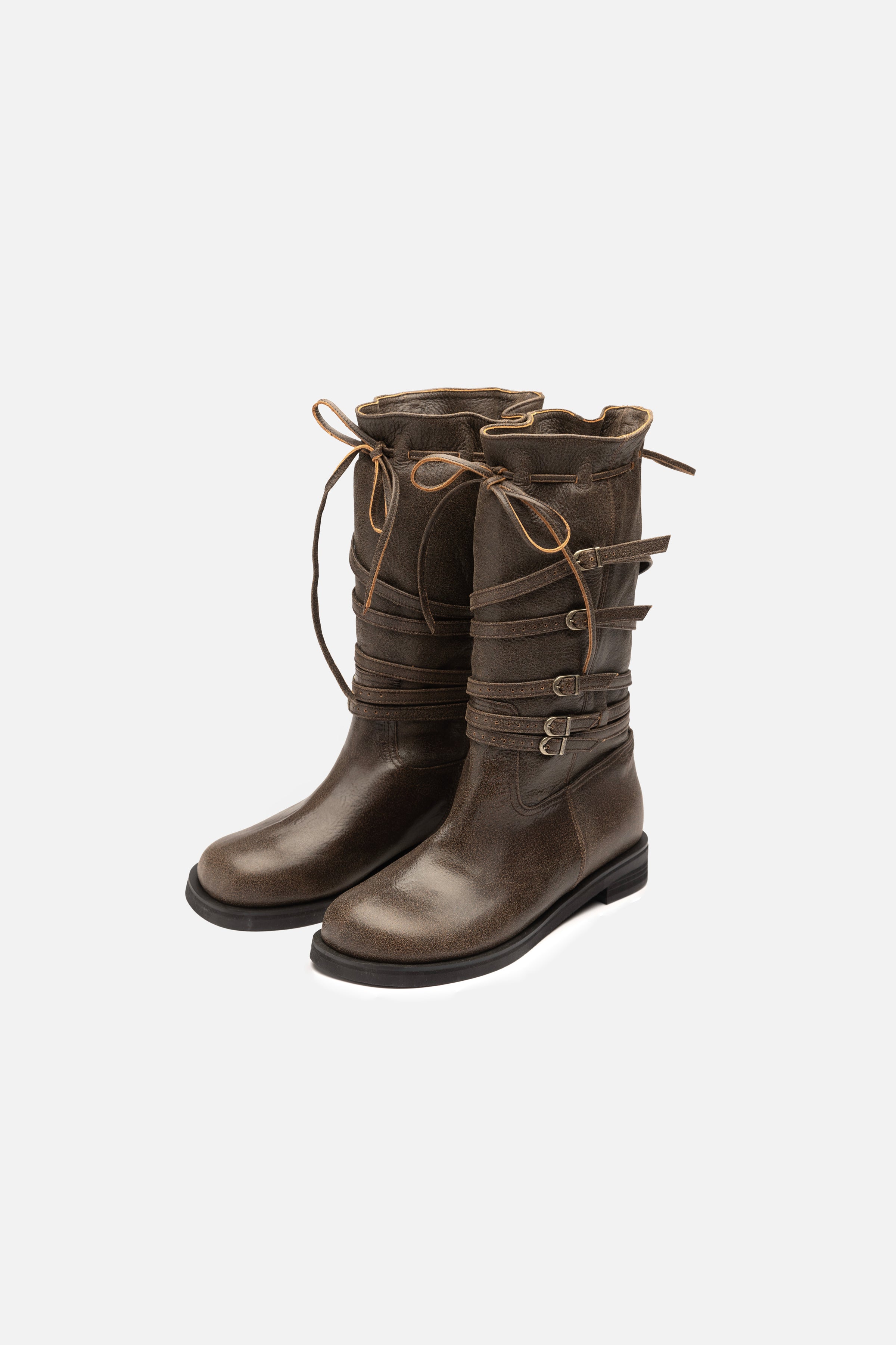 BOTTES MI-HAUTES BB_MARRON