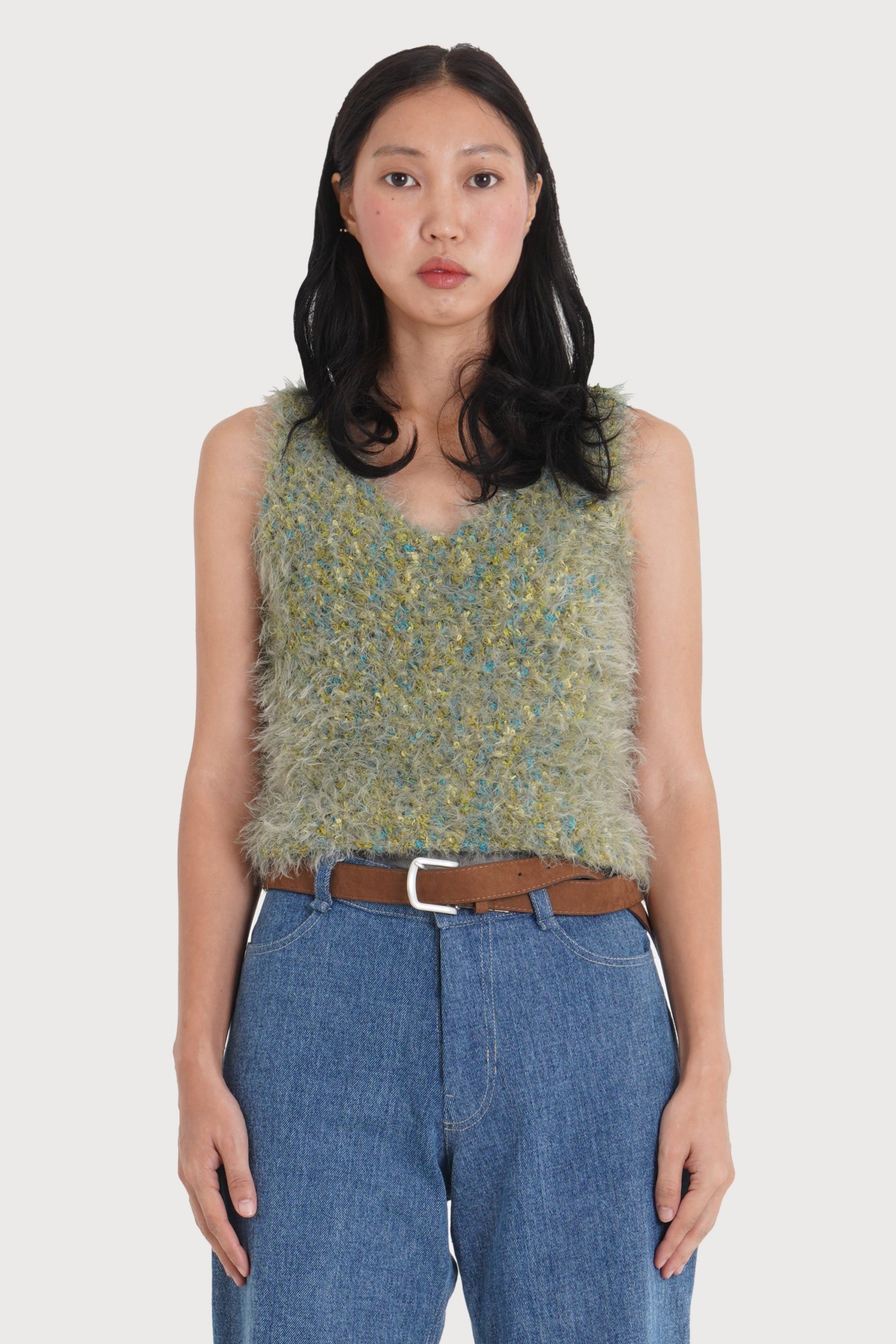 GILET SANS MANCHES DUVETEUX_MOUSSE