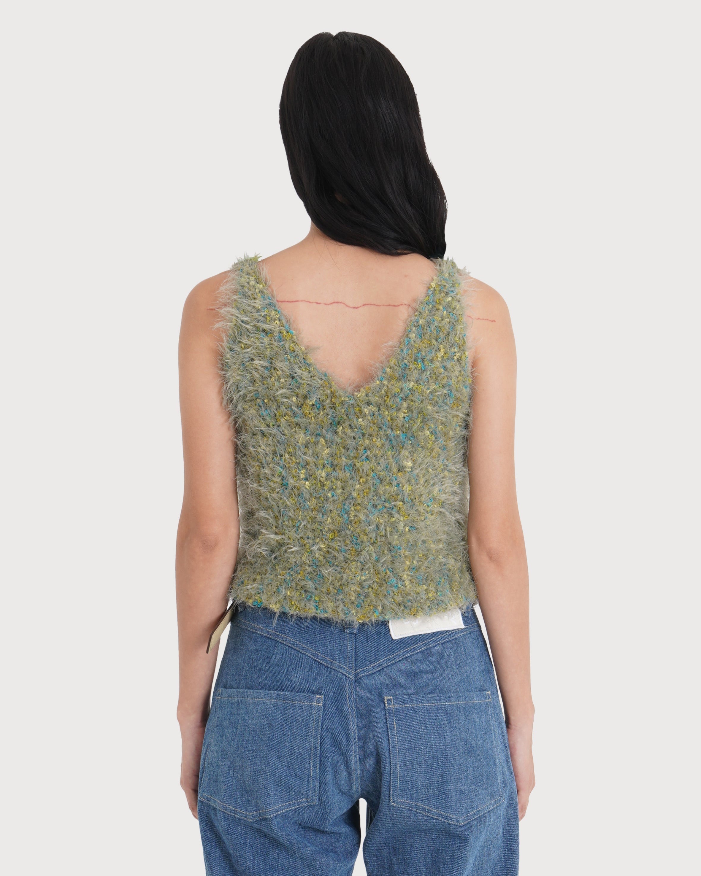 GILET SANS MANCHES DUVETEUX_MOUSSE