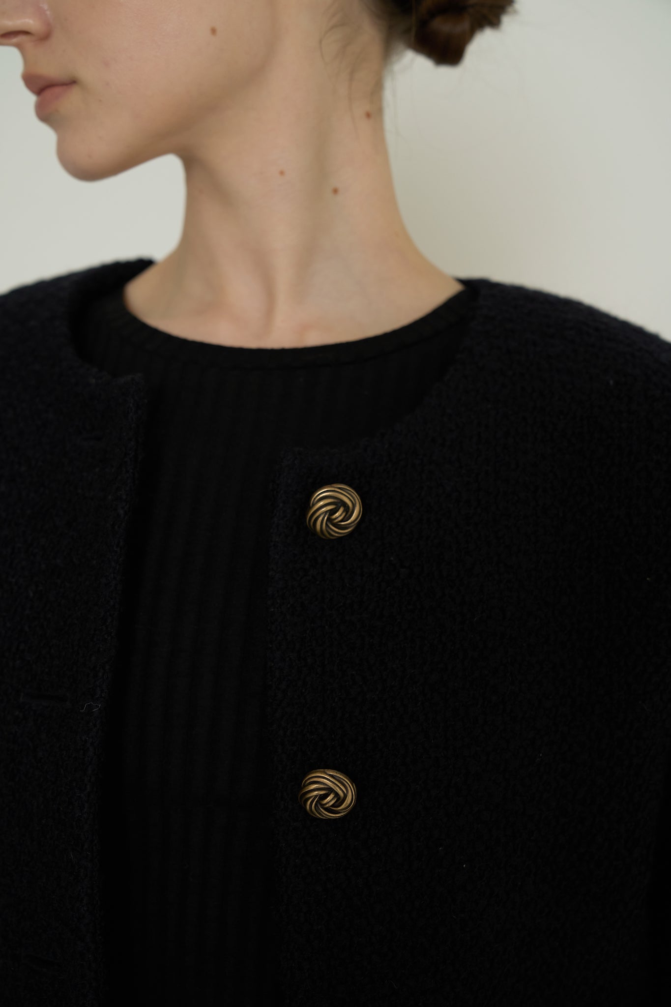 VESTE EN TWEED BOUCLÉ_NOIR