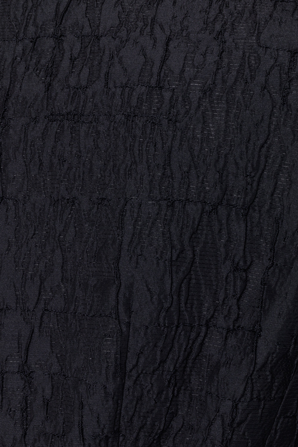 BELTED JACQUARD JACKET_BLACK