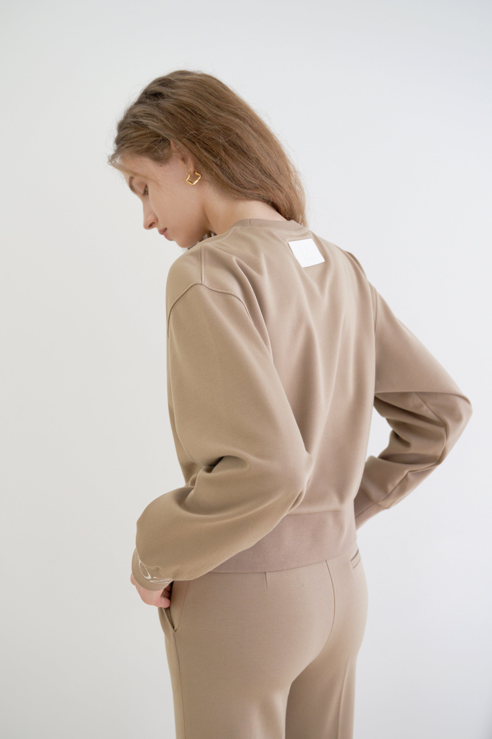 SWEAT EN JACQUARD_BEIGE