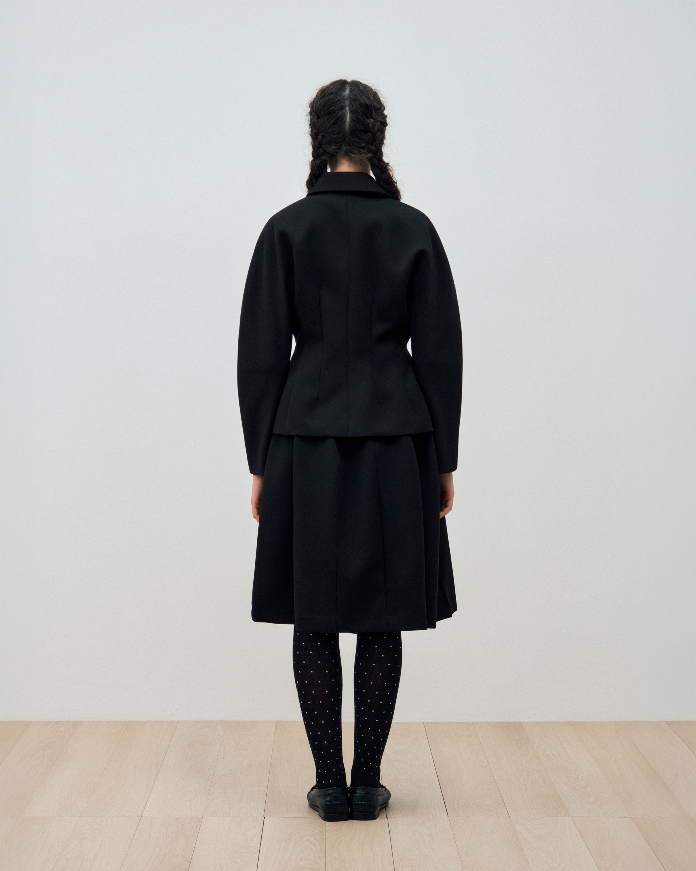 PETAL RAGLAN JACKET_BLACK