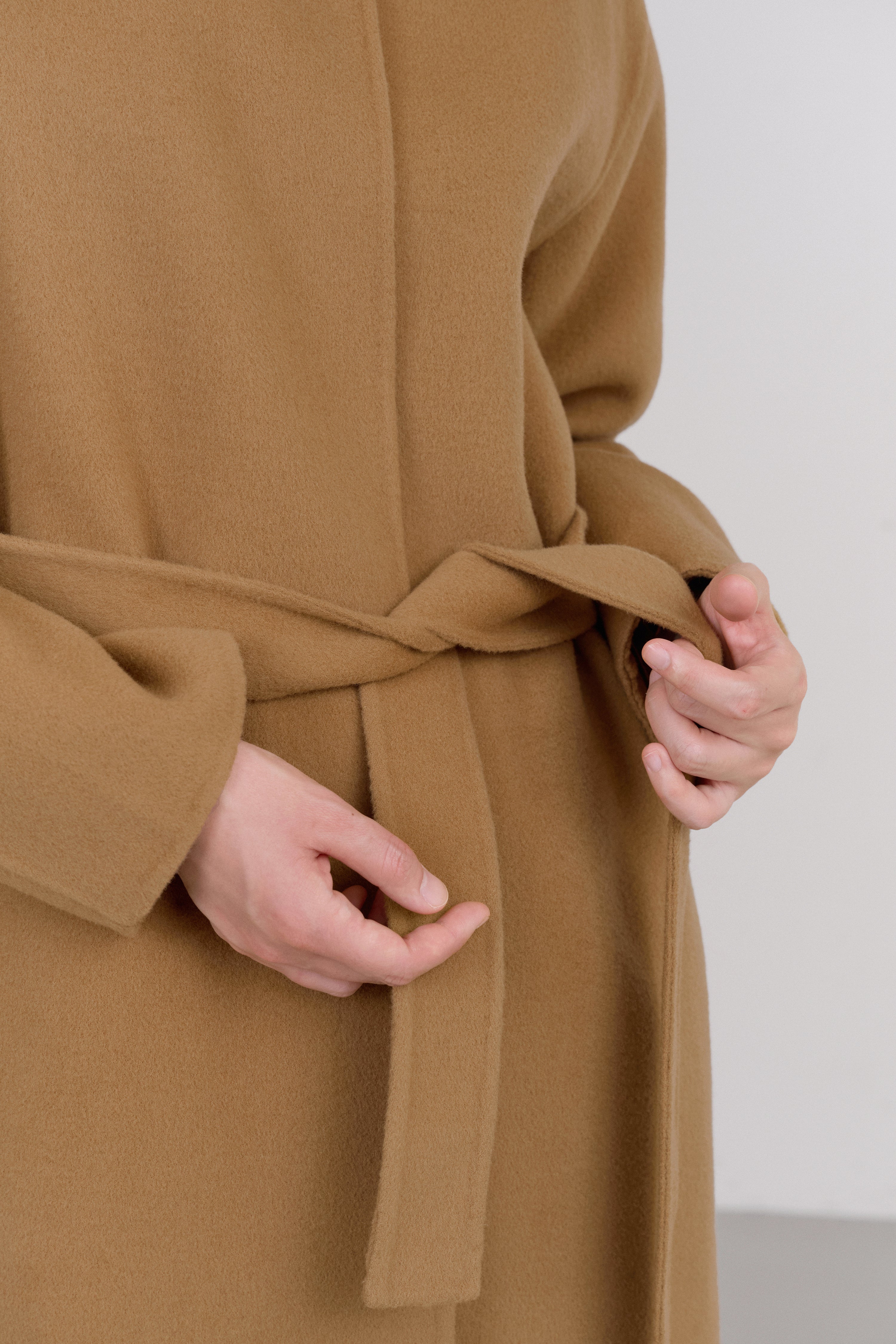 UNBAL COLLAR HANDMADE CASHMERE COAT_CAMEL