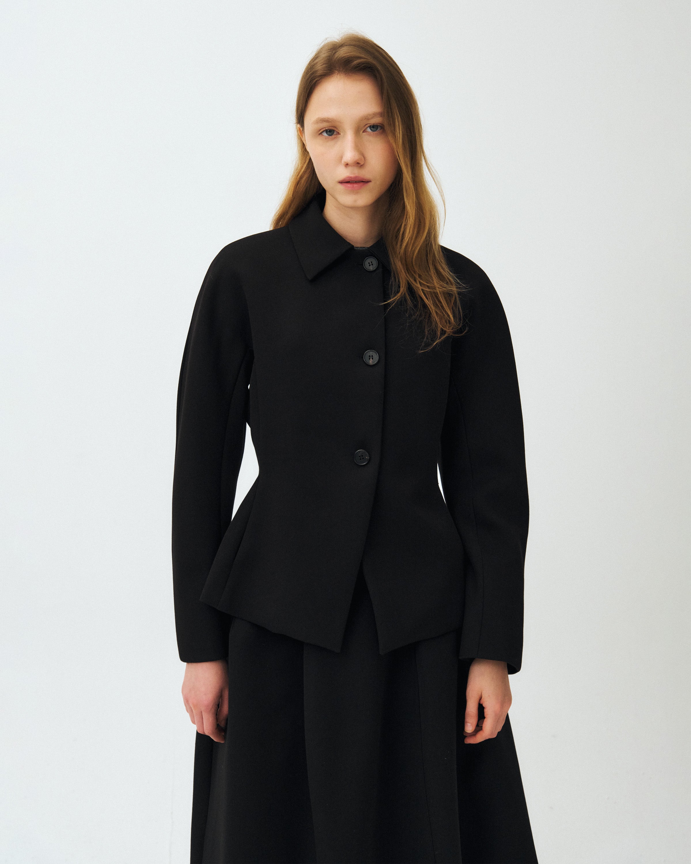 VESTE RAGLAN PÉTALE_NOIR