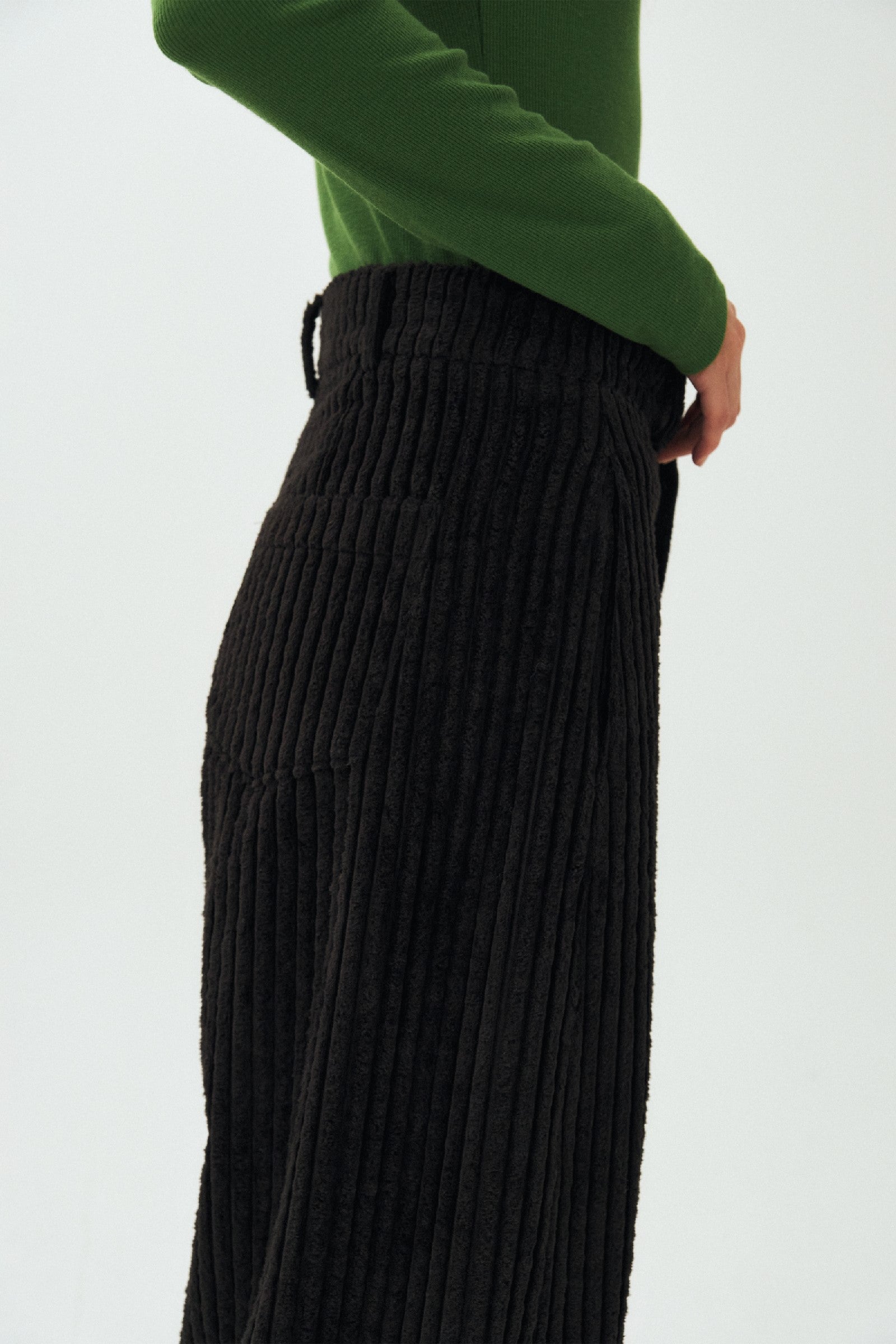 HEAVY WIDE CORDUROY PANTS_BLACK