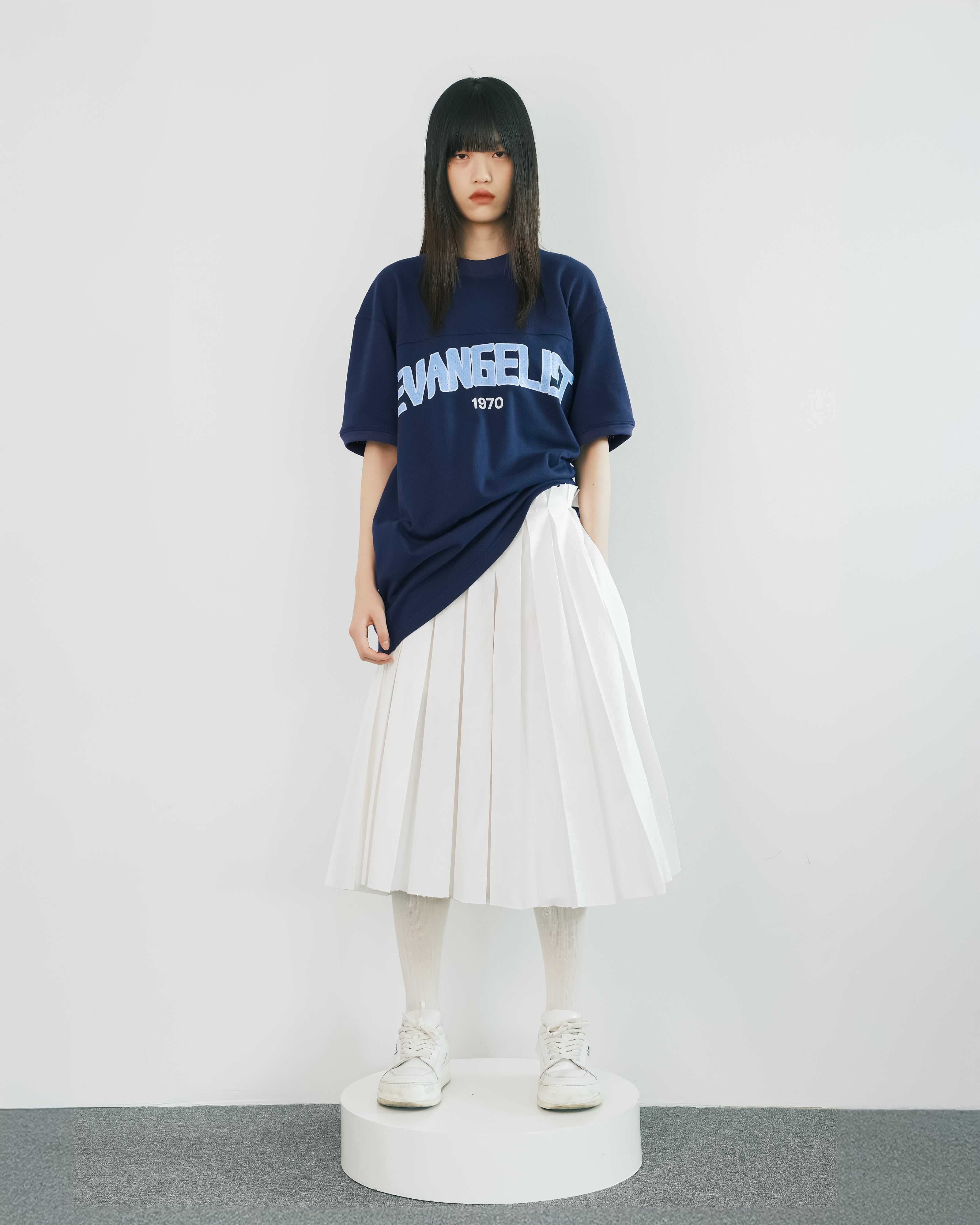 T-SHIRT EVANGELIST_BLUE MARINE
