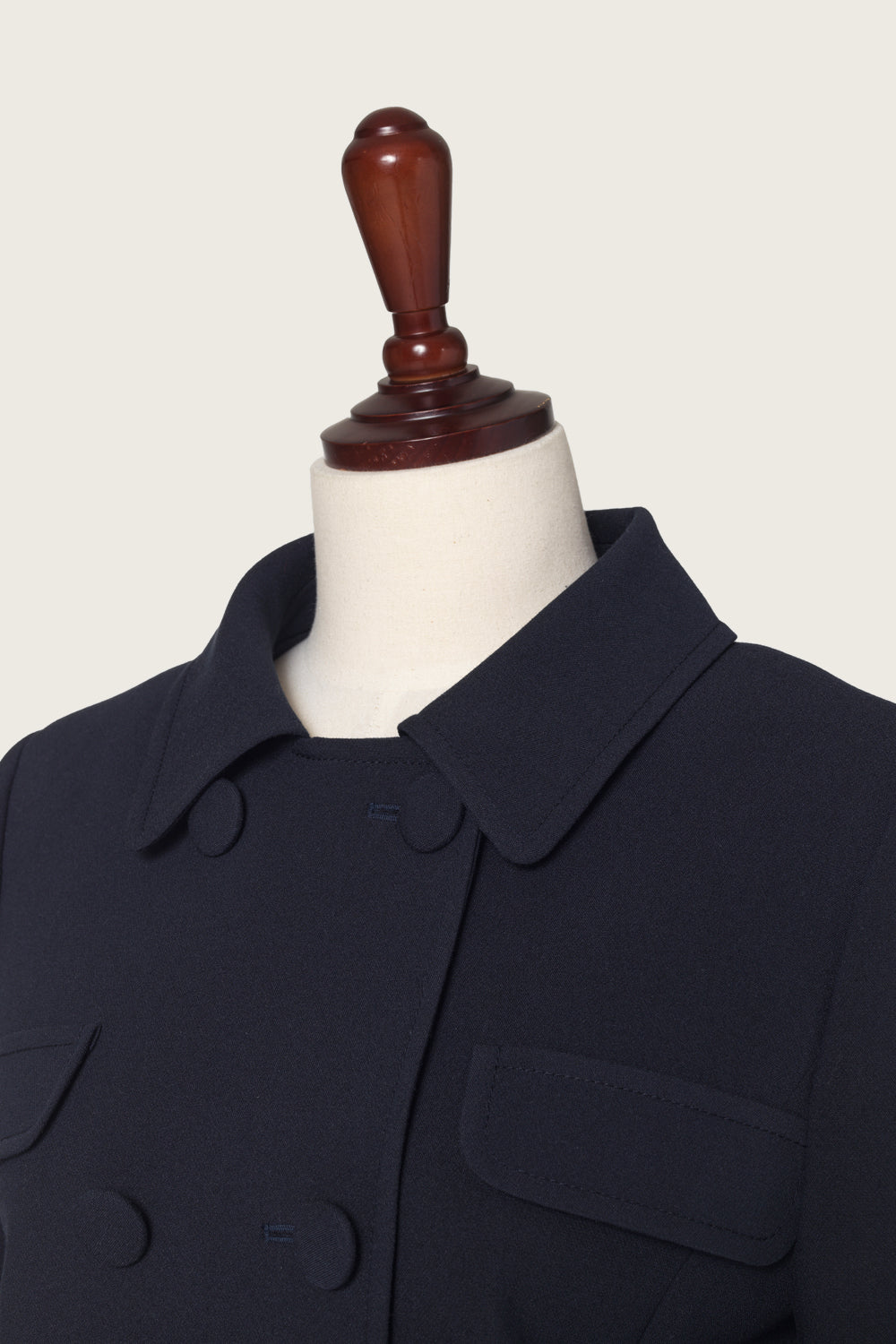 DOUBLE CROP JACKET_NAVY