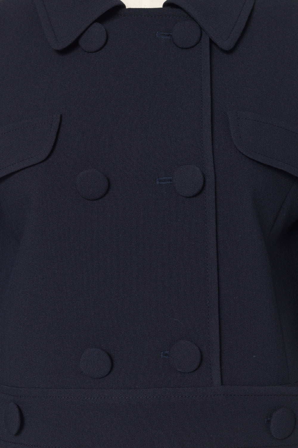 DOUBLE CROP JACKET_NAVY