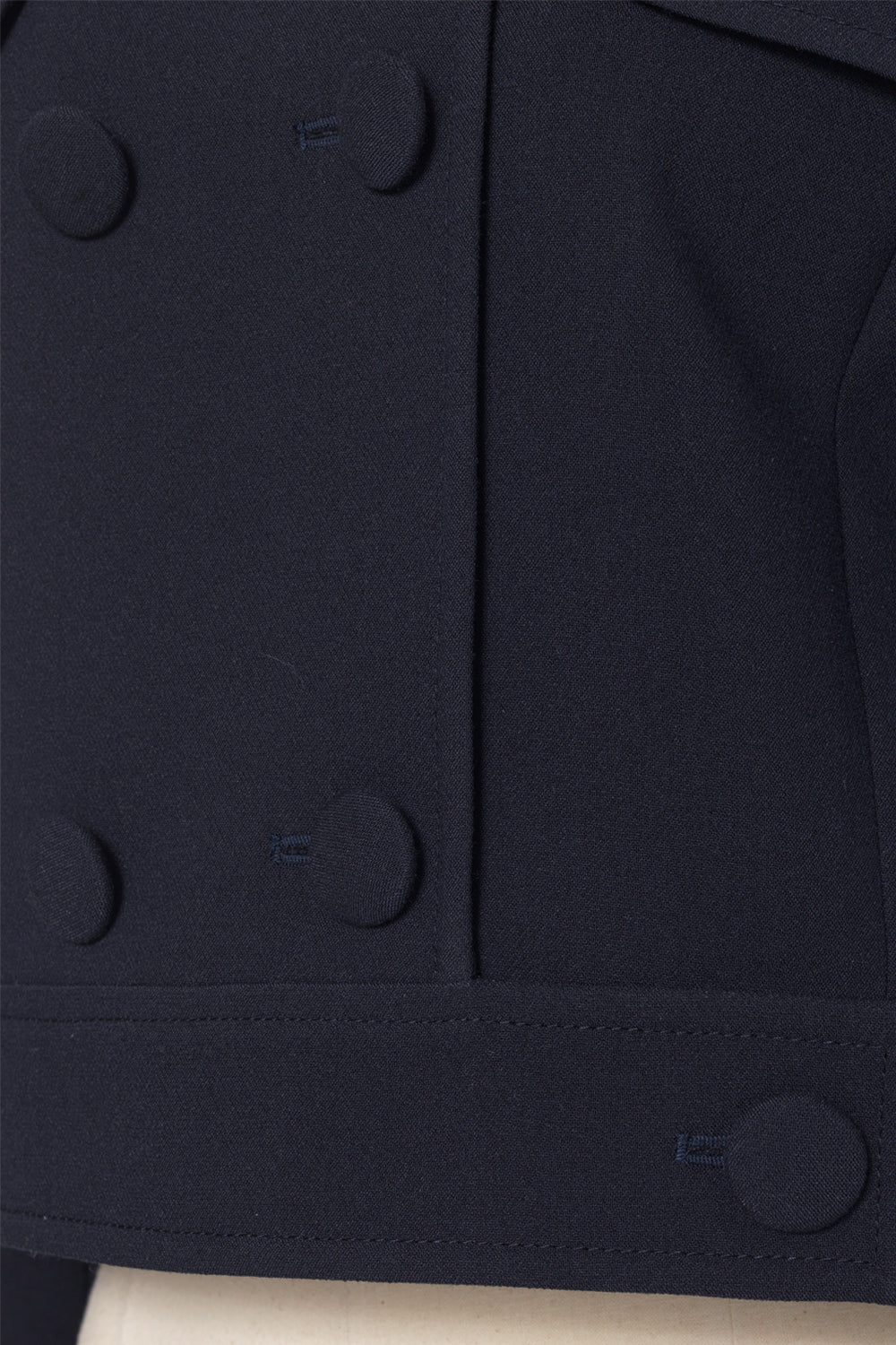 DOUBLE CROP JACKET_NAVY