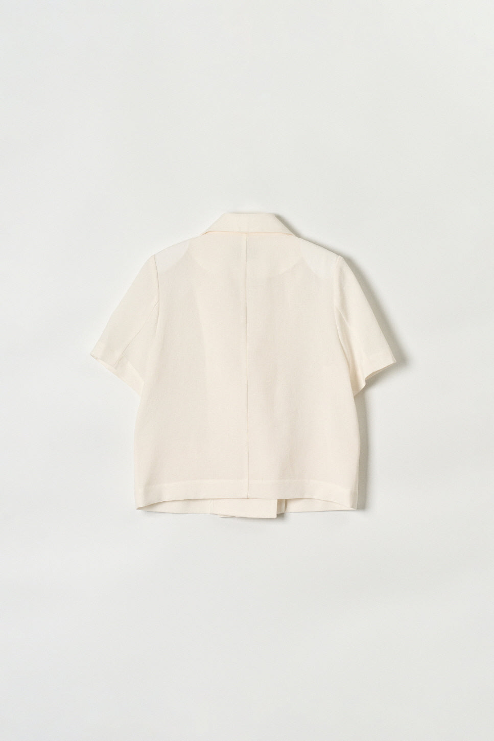 ONE BUTTON HALF JACKET_IVOIRE