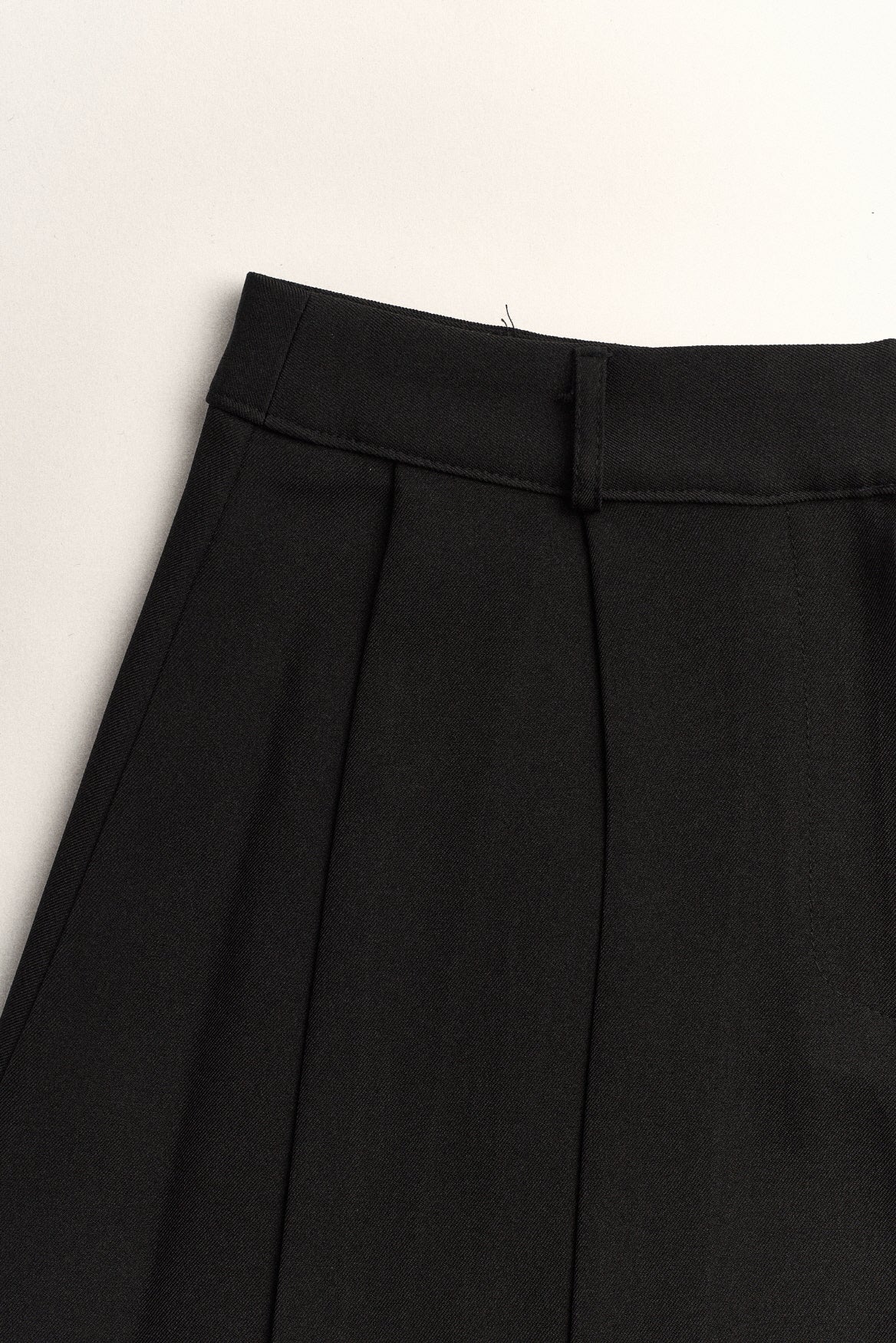 PLEATED MINI SKIRT_BLACK
