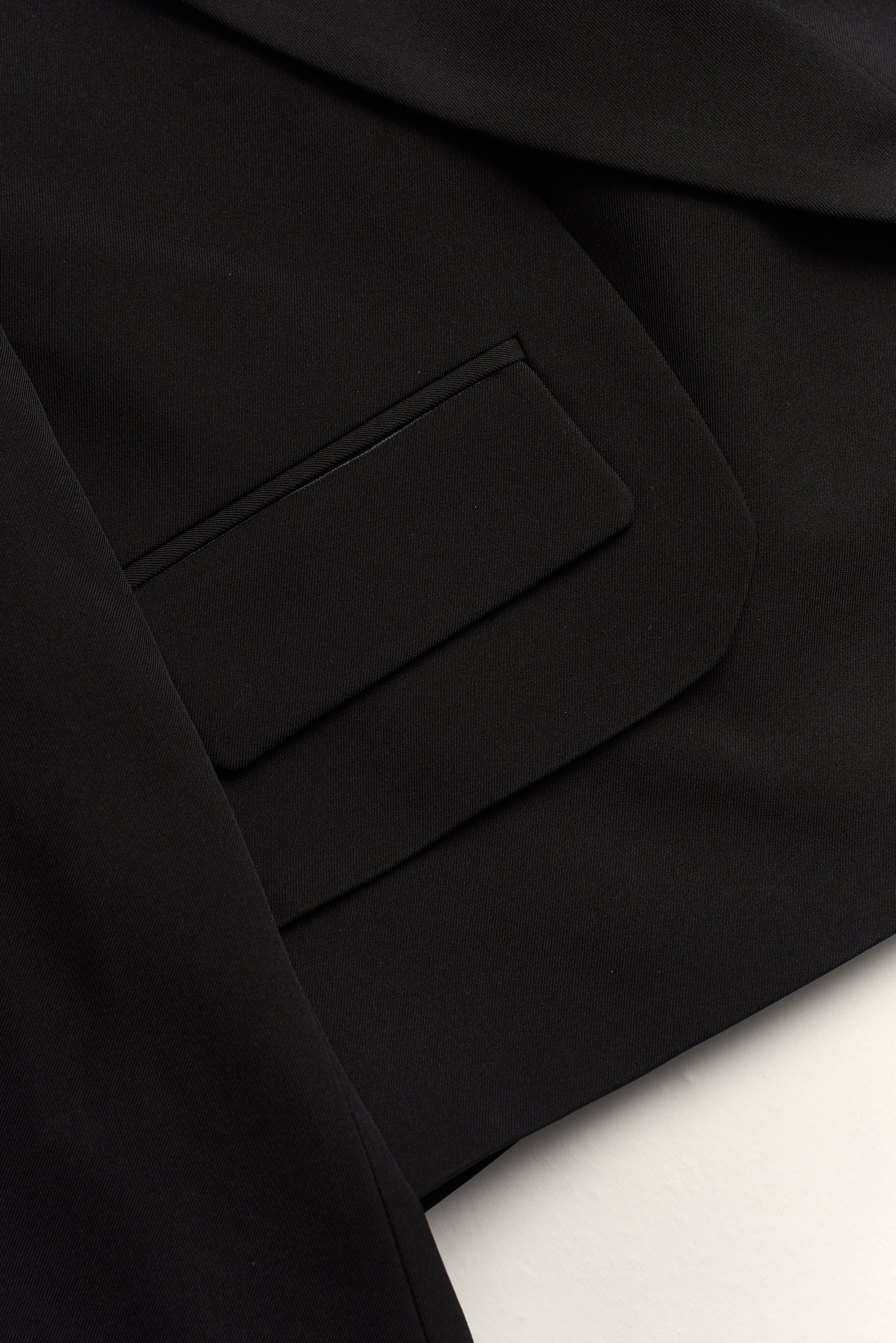 CROPPED LAYERED JACKET_BLACK