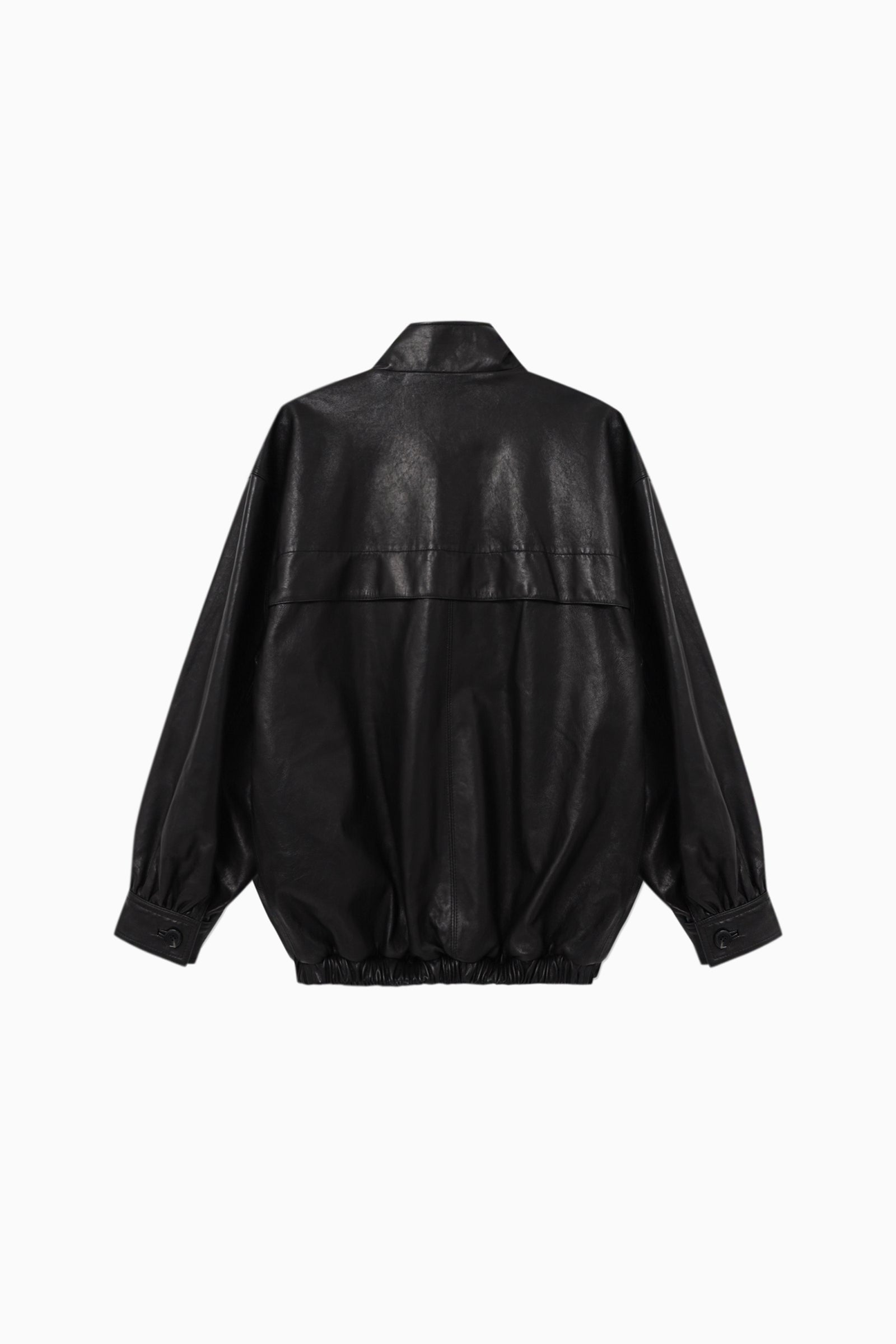 ORLANDO VEGETABLE LEATHER JUMPER_NOIR