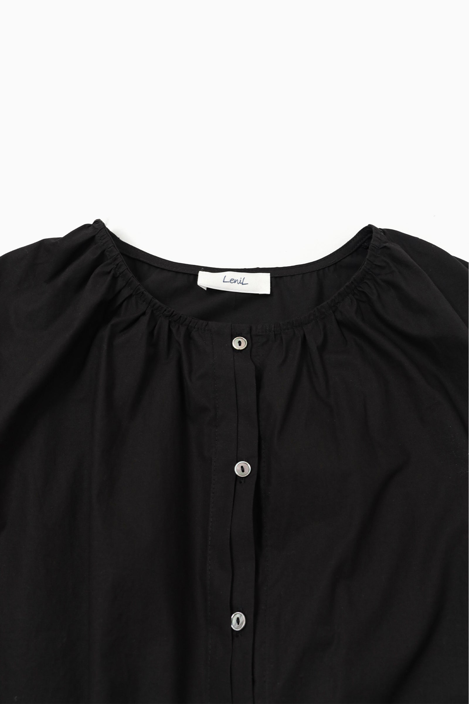 ZOEY SHIRRING SLEEVELESS_NOIR