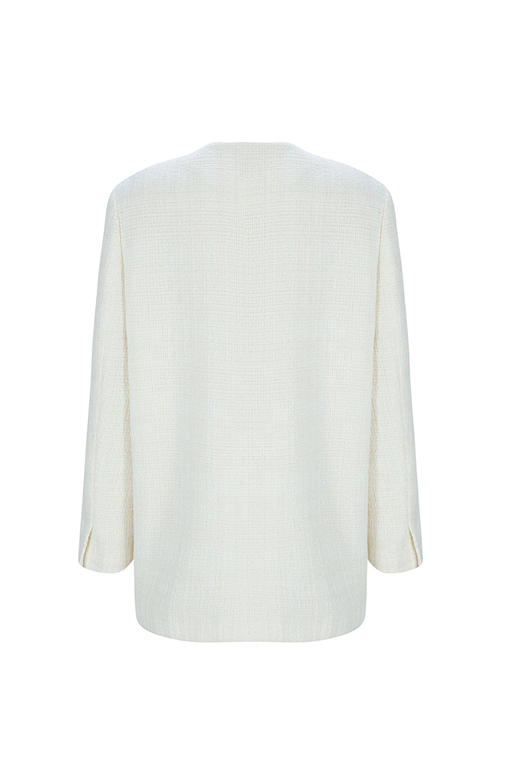 TWEED BOX JACKET_IVOIRE