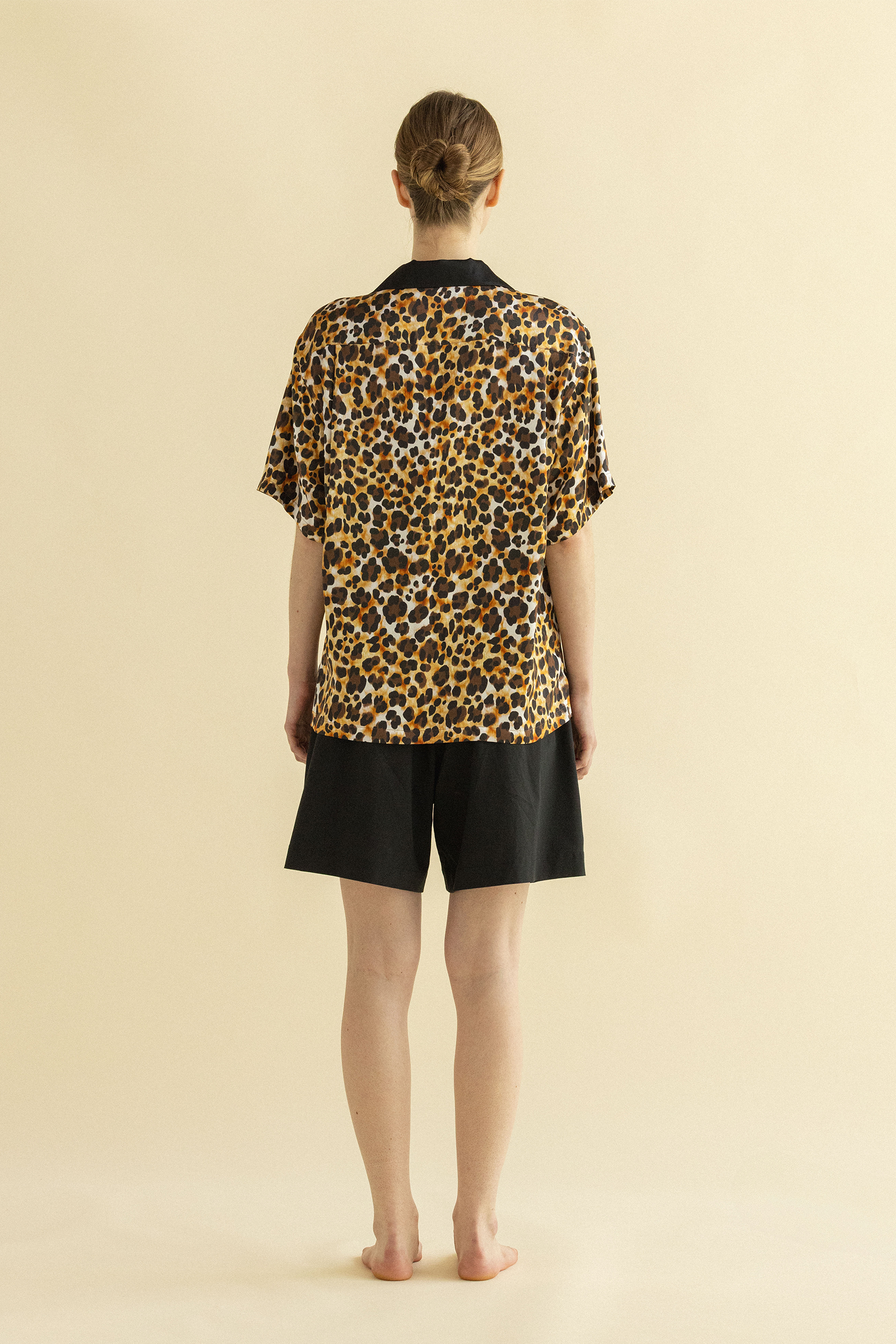 CHEMISE BOWLING LEOPARD_NOIR