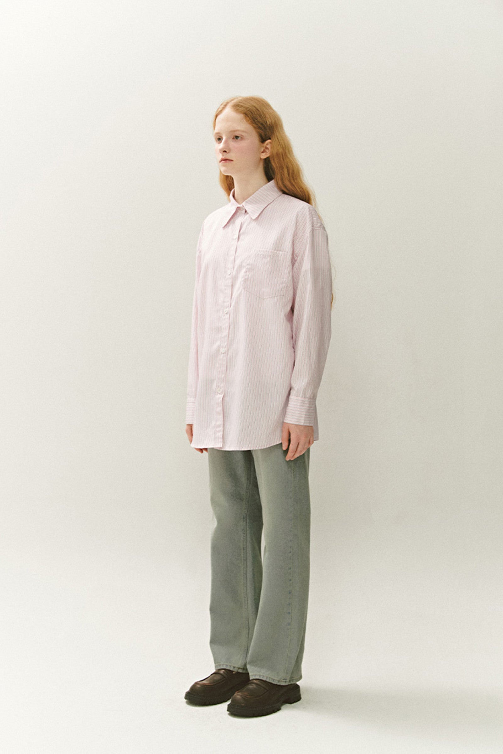 MULTI STRIPE COTTON SHIRTS_PINK