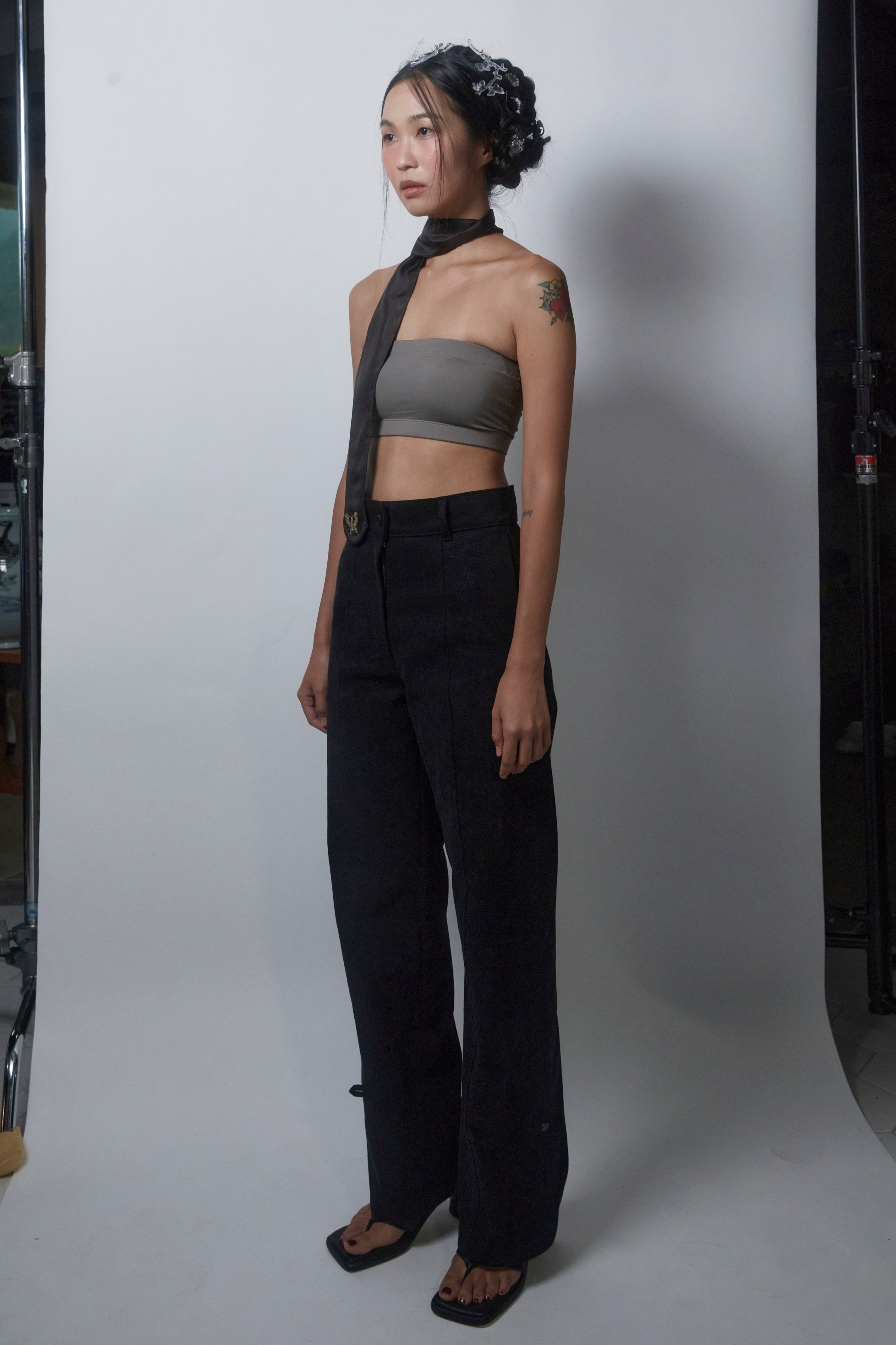 HANBOK DENIM PANTS_NOIR