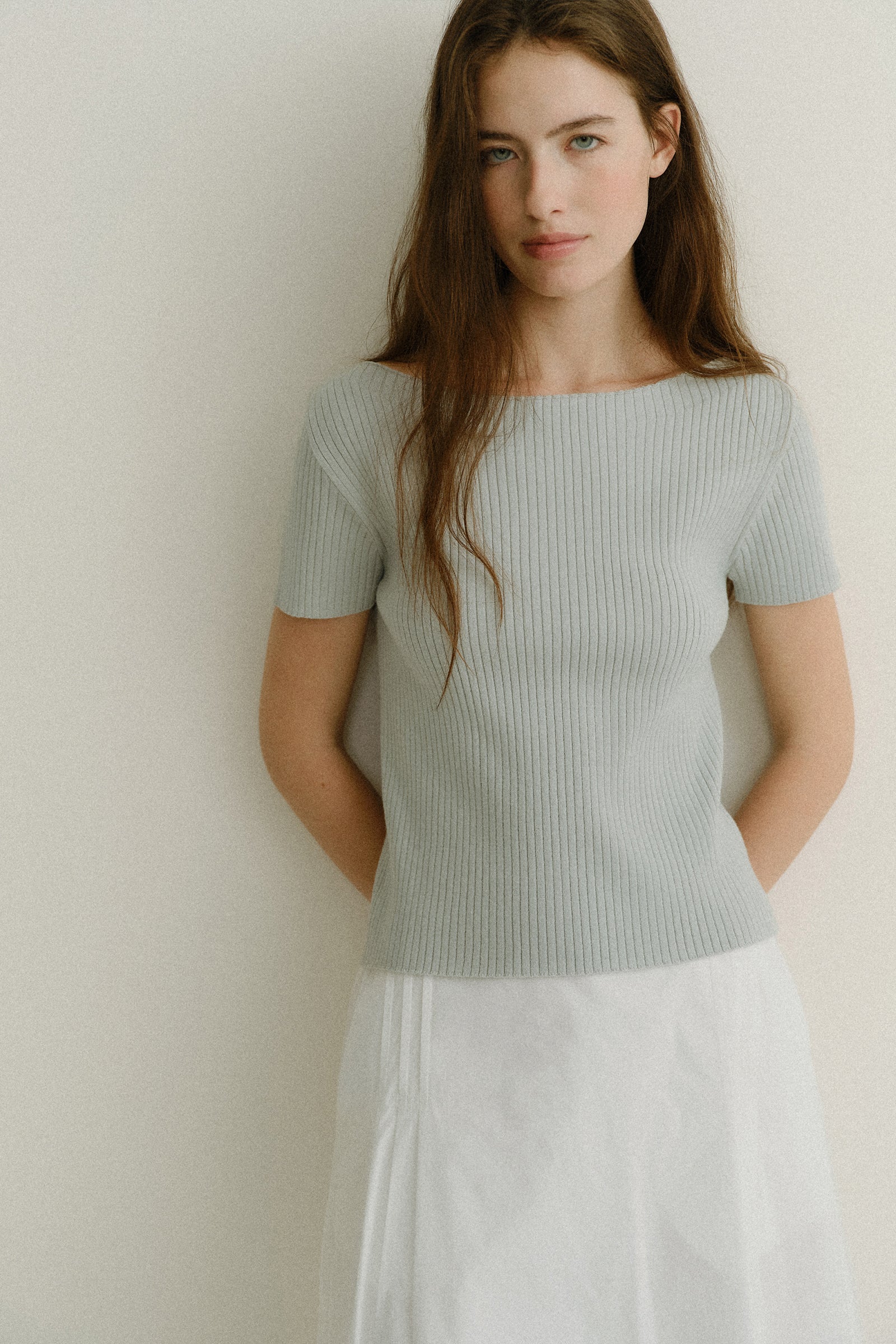 NIKO RIBBED KNIT_LIGHT BLUE