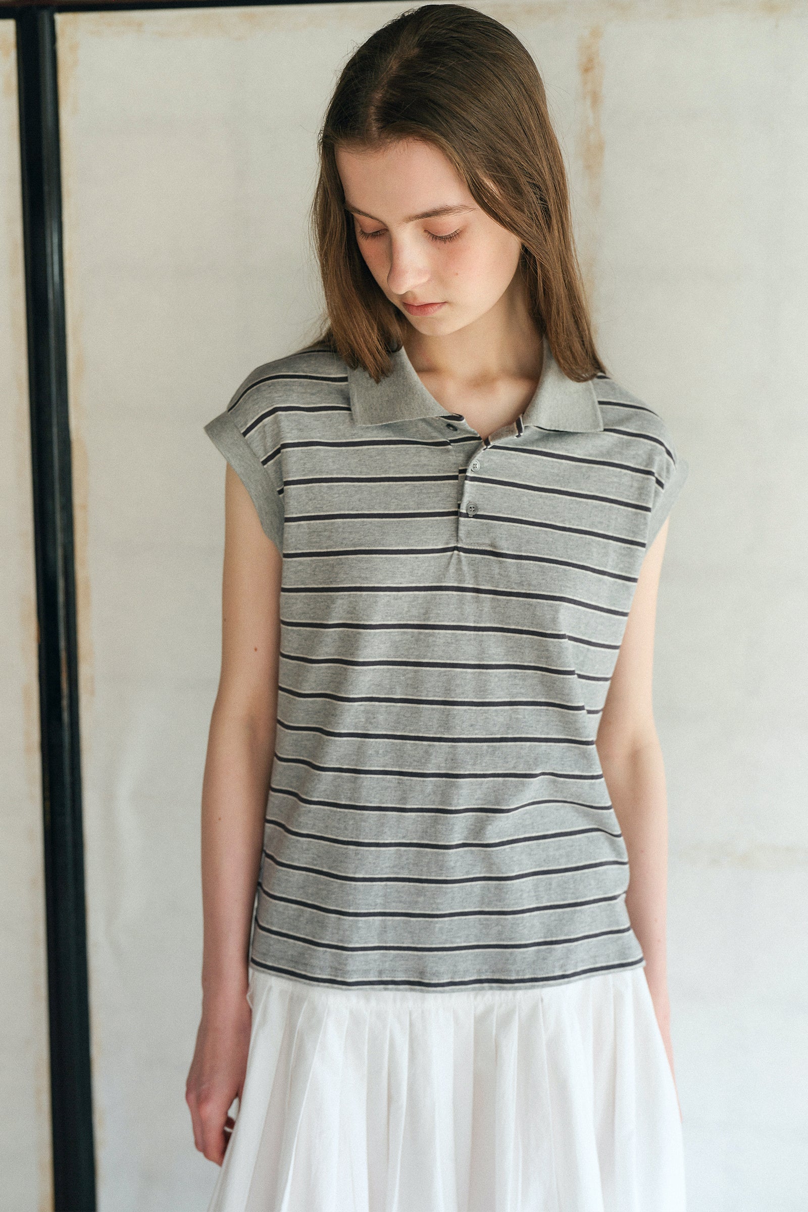 TOMMY SLEEVELESS_GRIS