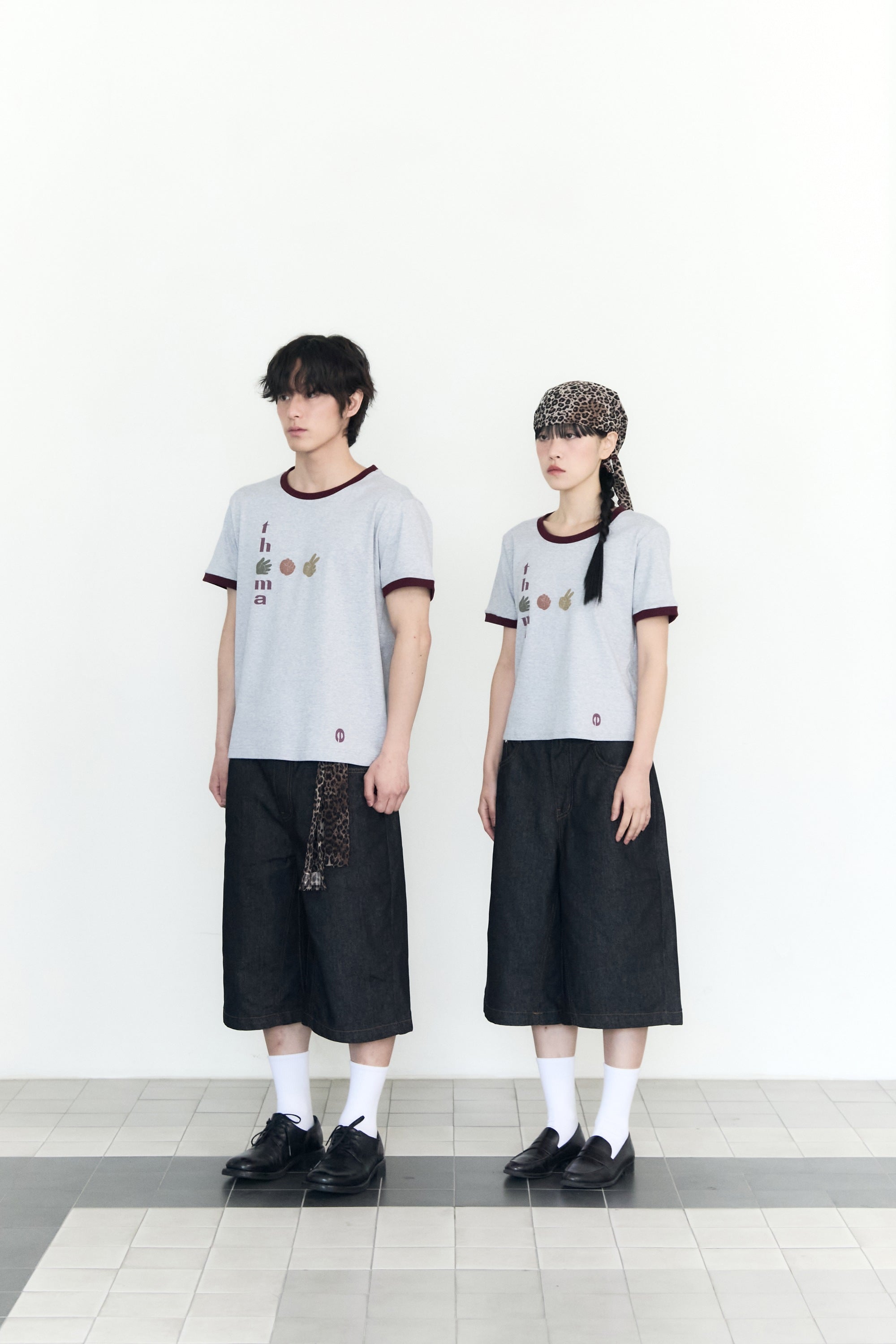 PLAYFUL RINGER TEE_GREY