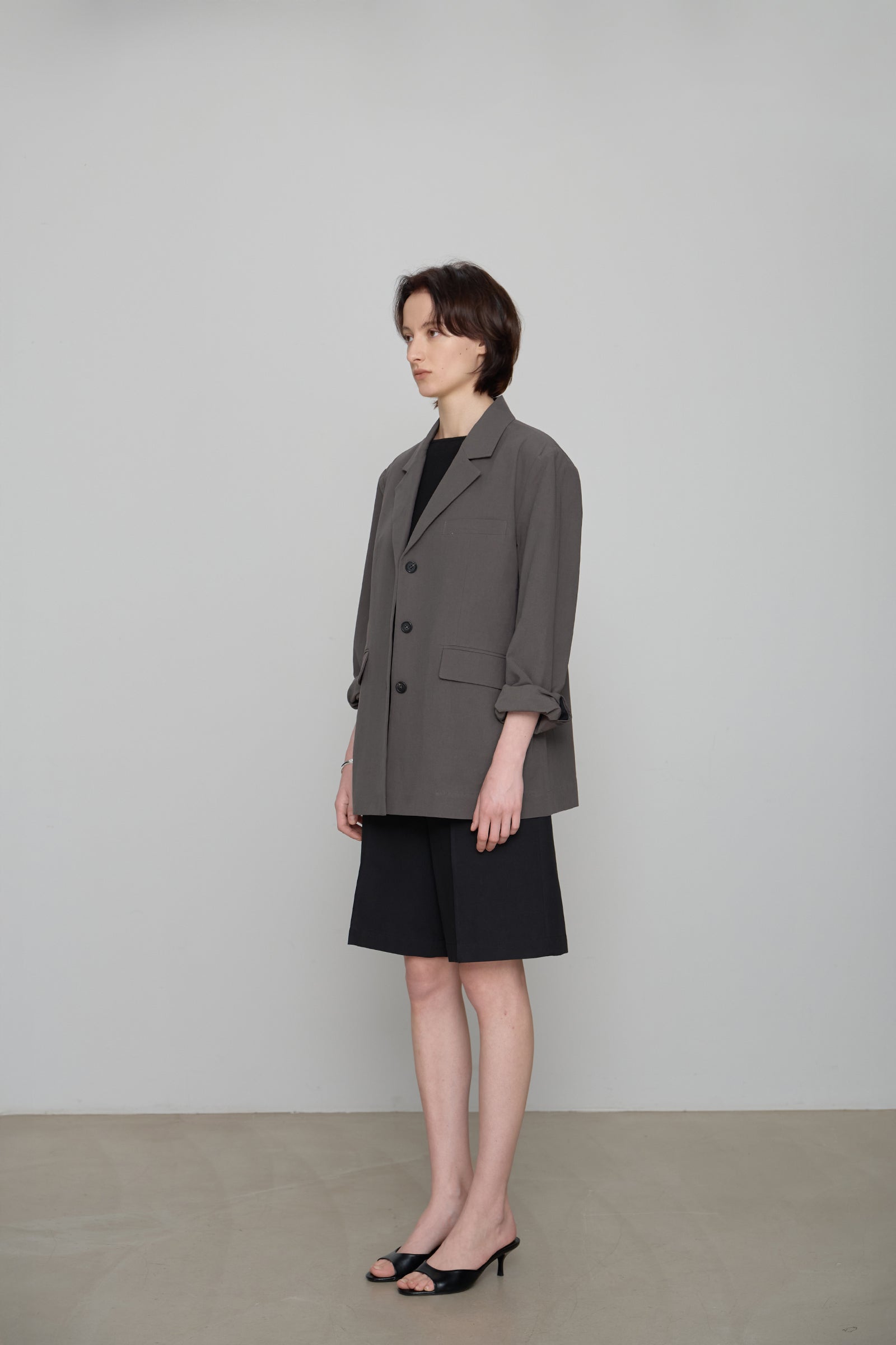 LINEN OVERSIZED JACKET_CHARCOAL