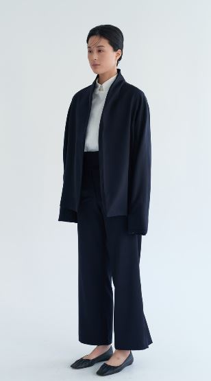YEOMIM TROUSERS_BLEU MARINE