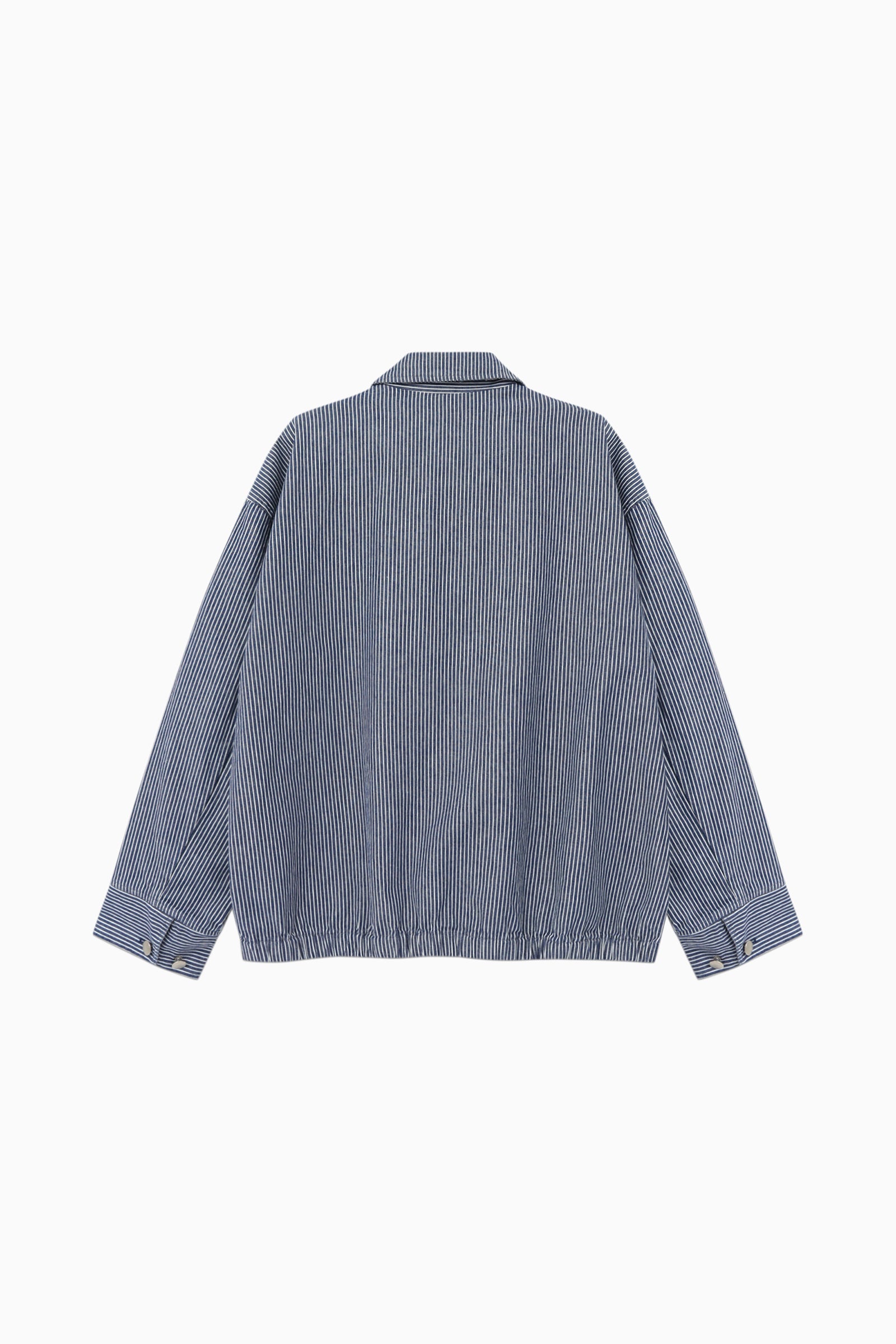 VESTE DÉLAVÉE HENSON_BLEU MARINE