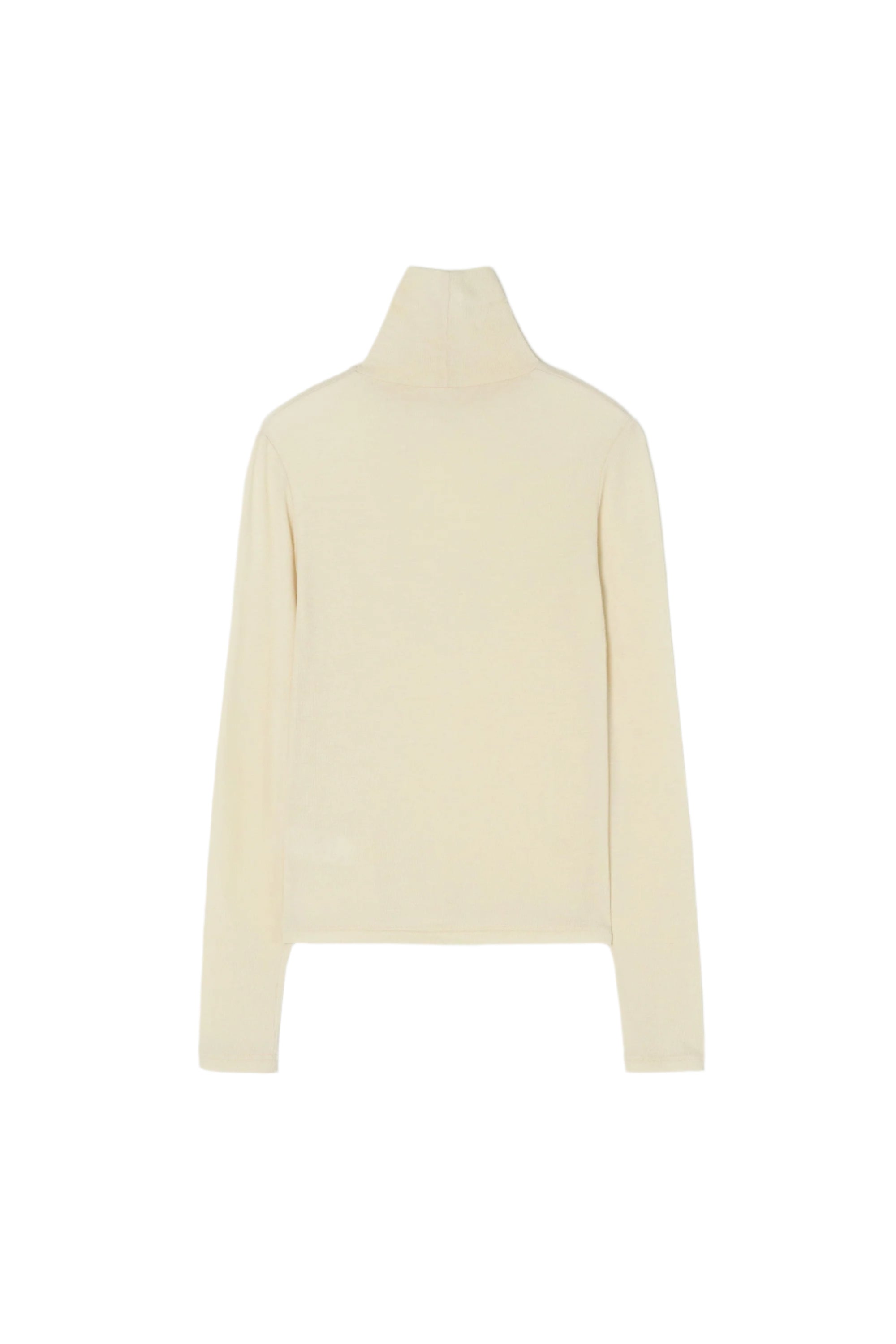 ESSENTIAL RIBBED WOOL TURTLENECK_IVORY