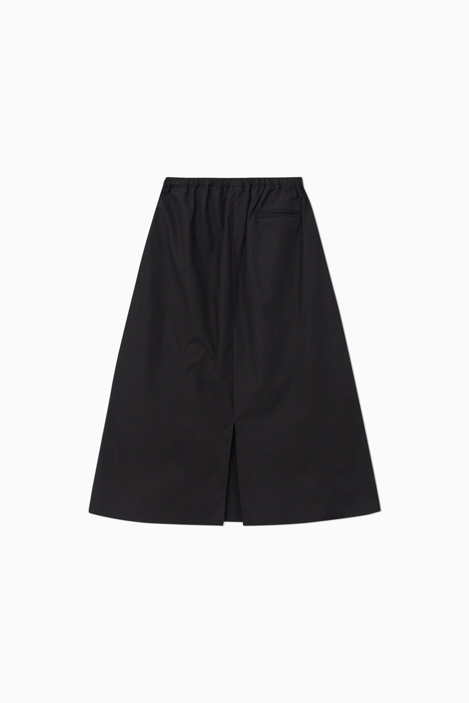 ANNET PINTUCK SKIRT_BLACK