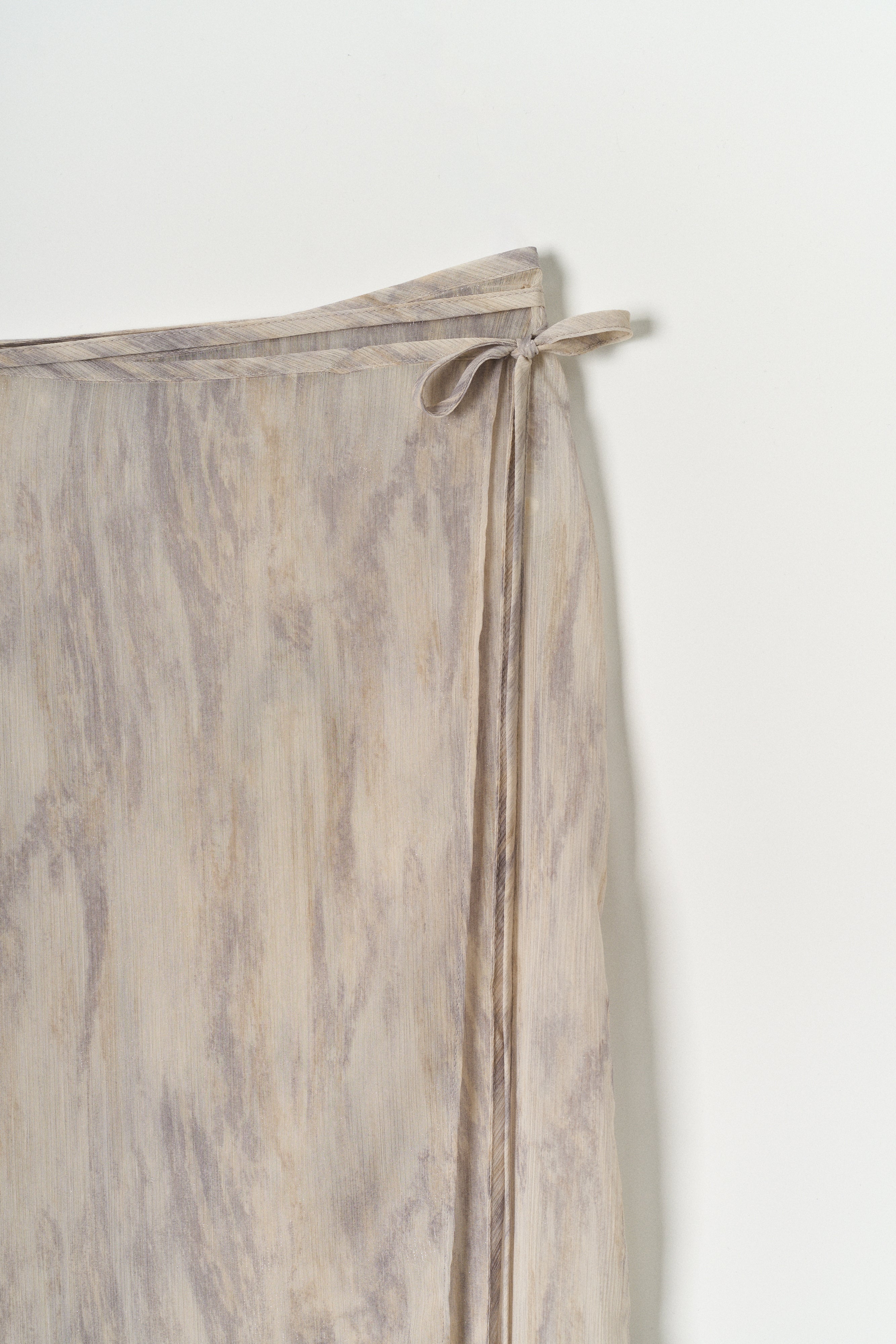AVO GRADIENT WRAP SKIRT_GRIS