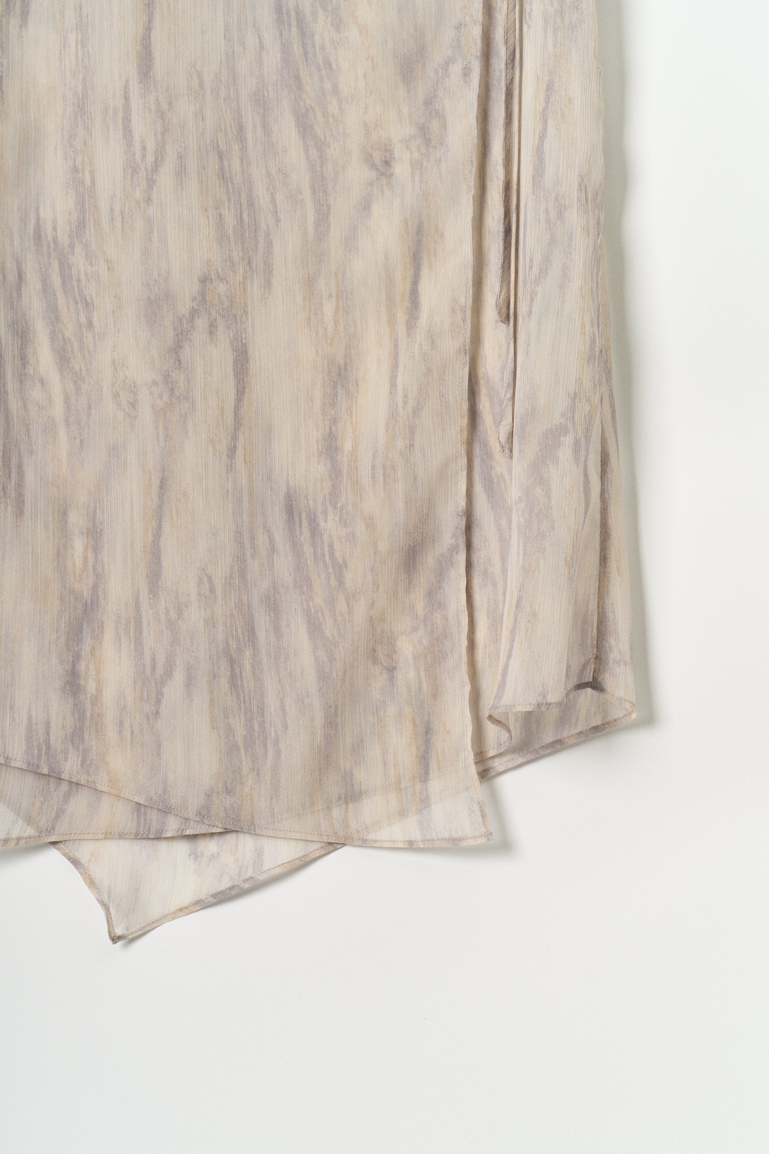 AVO GRADIENT WRAP SKIRT_GRIS