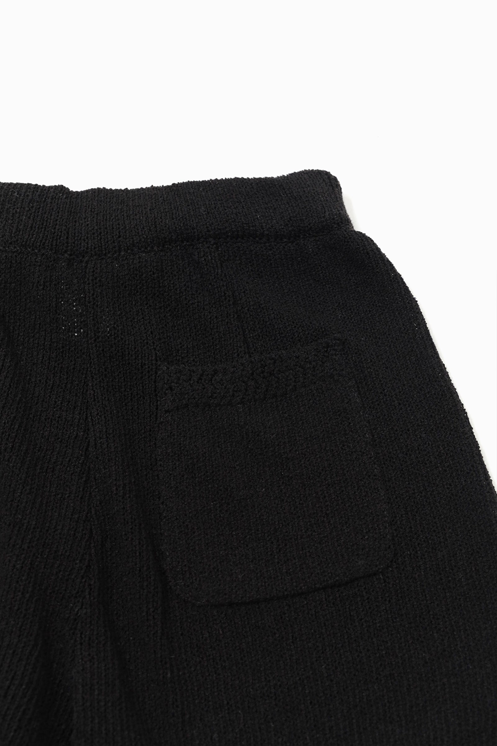 HARRIETTE KNIT SHORTS_BLACK