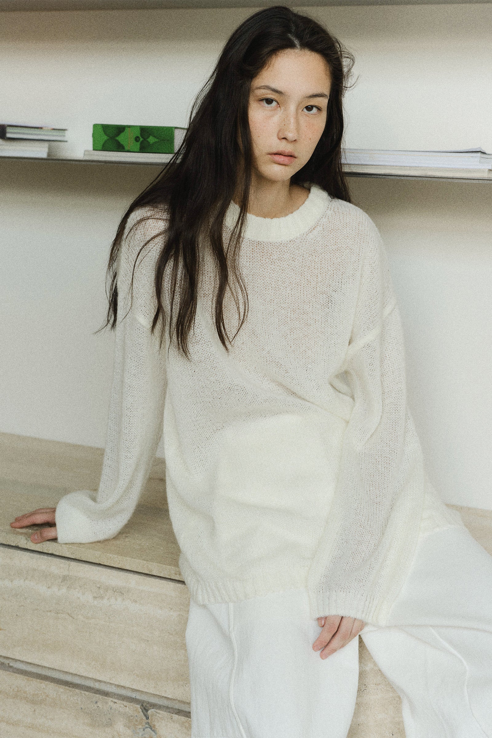 POND MOHAIR KNIT_IVORY