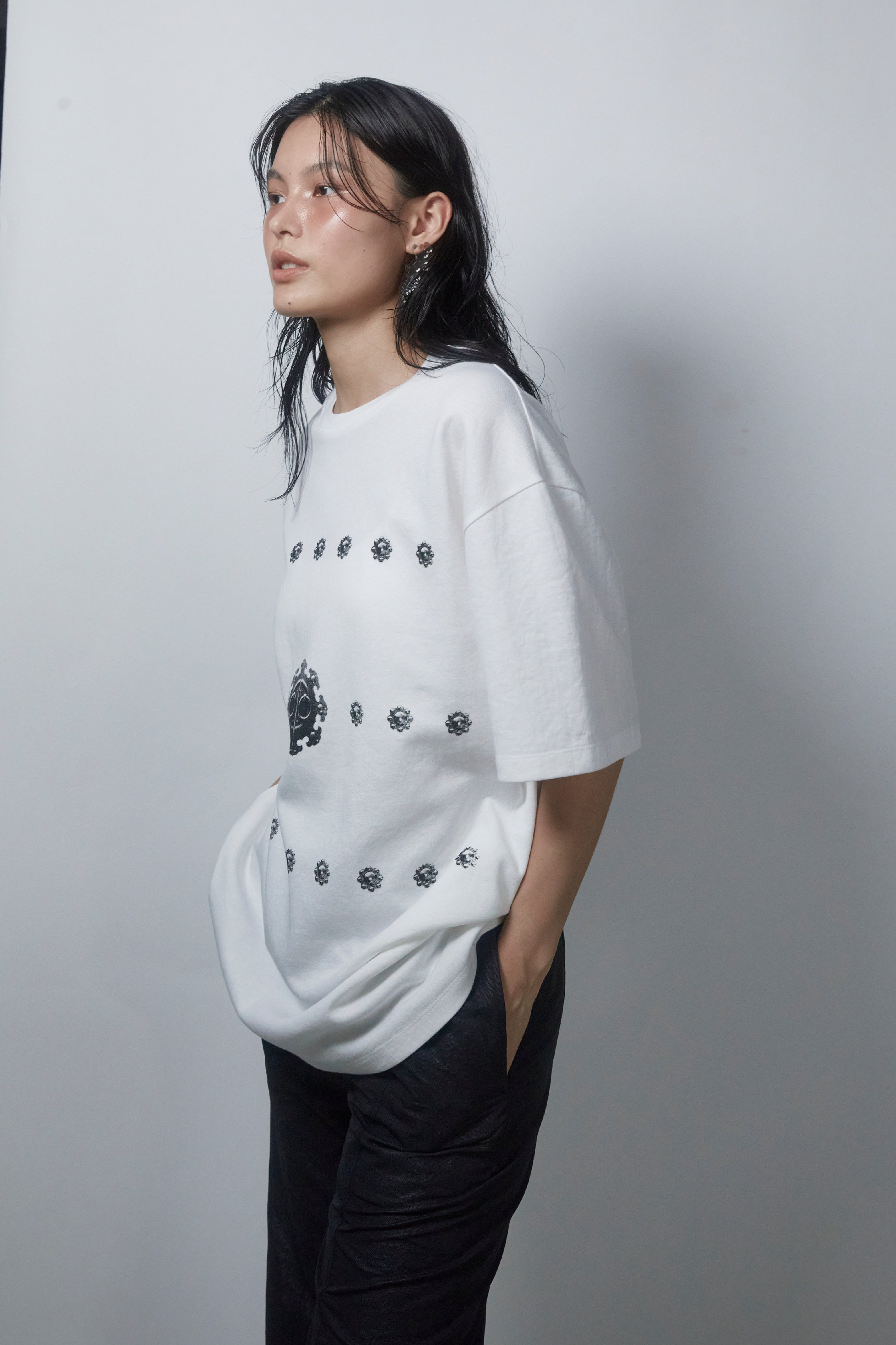 KOREAN DOOR T SHIRTS_BLANC