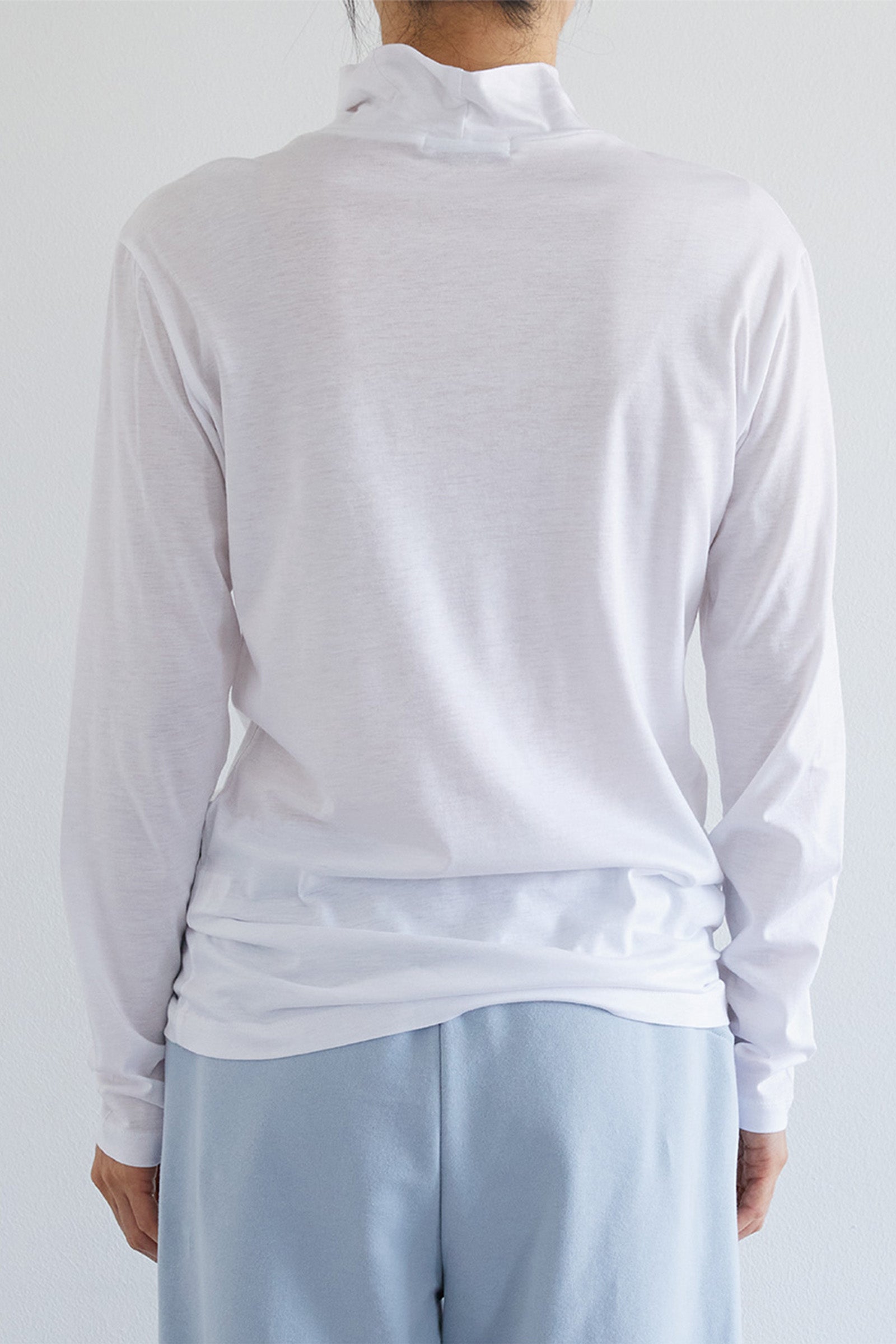 COTTON TENCEL TOP_WHITE