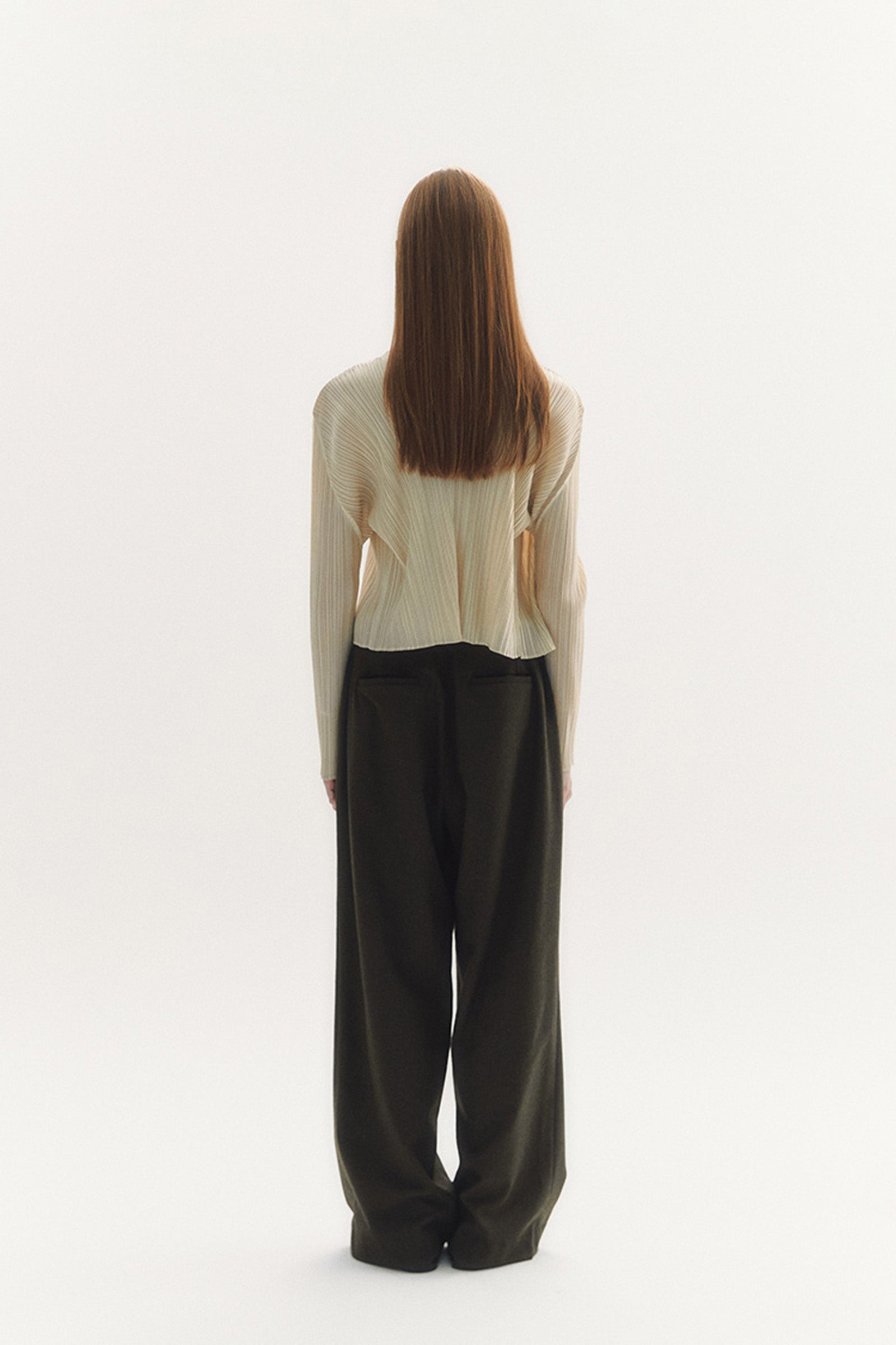 MODERN PLEATS SET_BEIGE