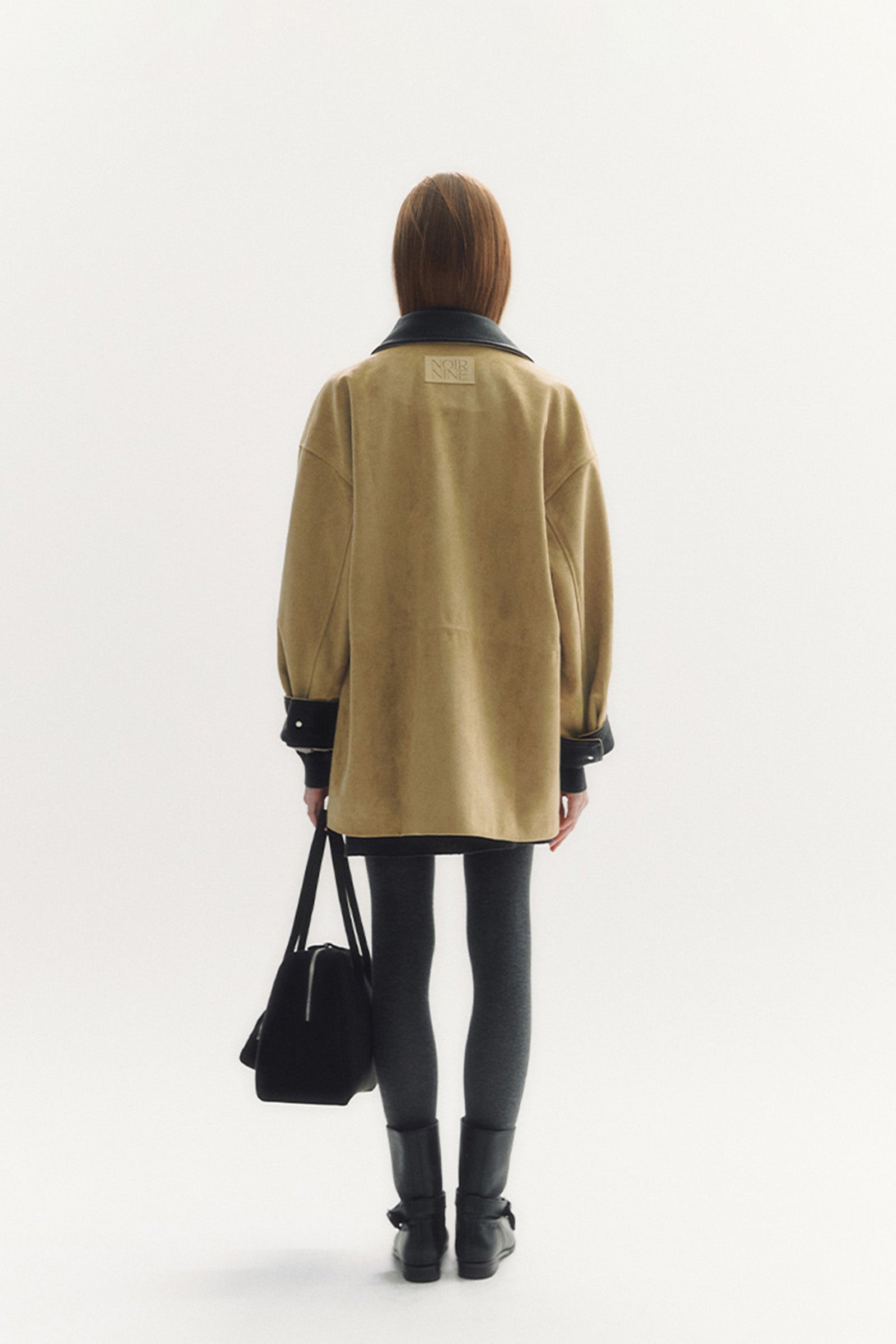 SUEDE WORK JACKET_BEIGE