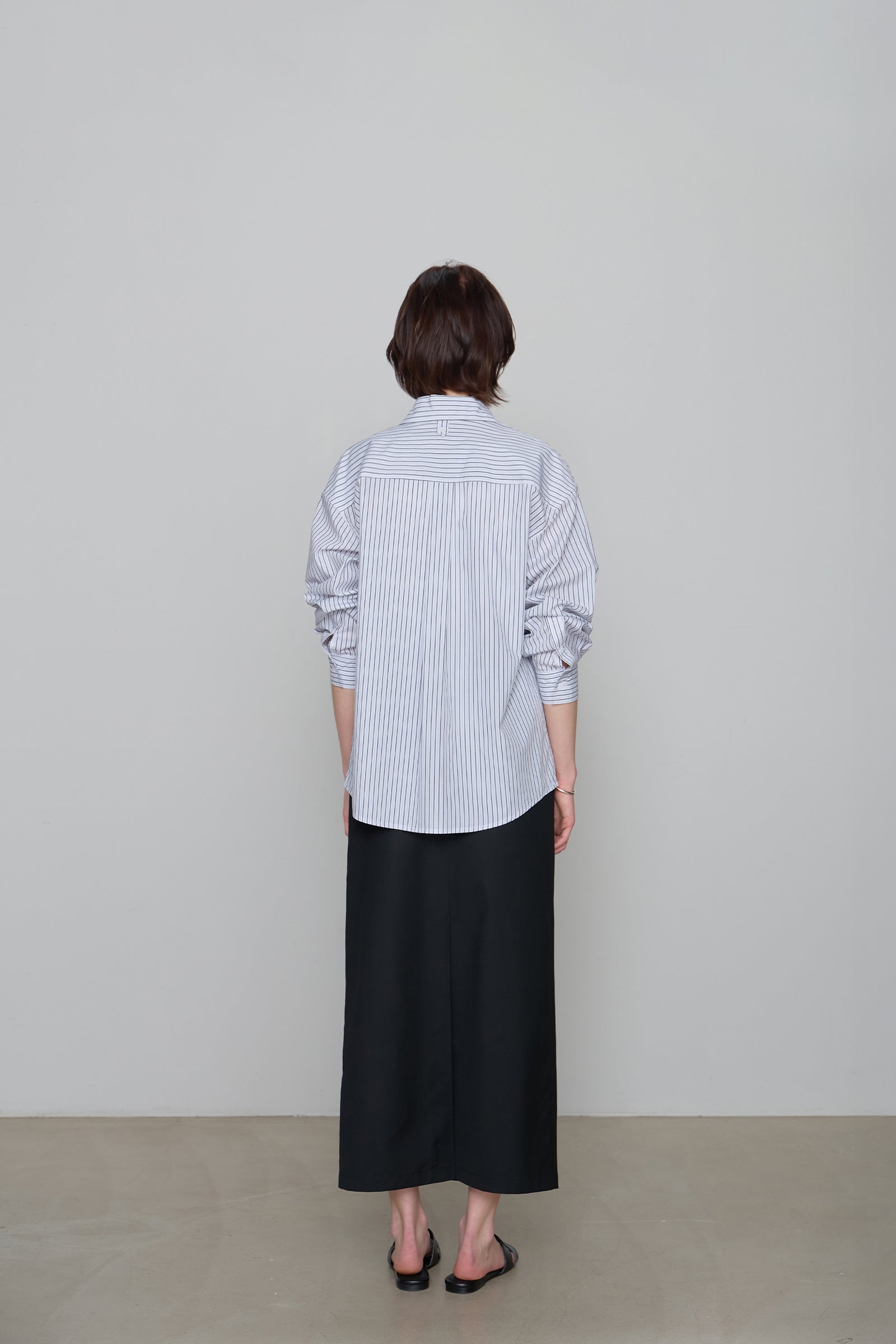 STRIPE POLE SHIRT_WHITE