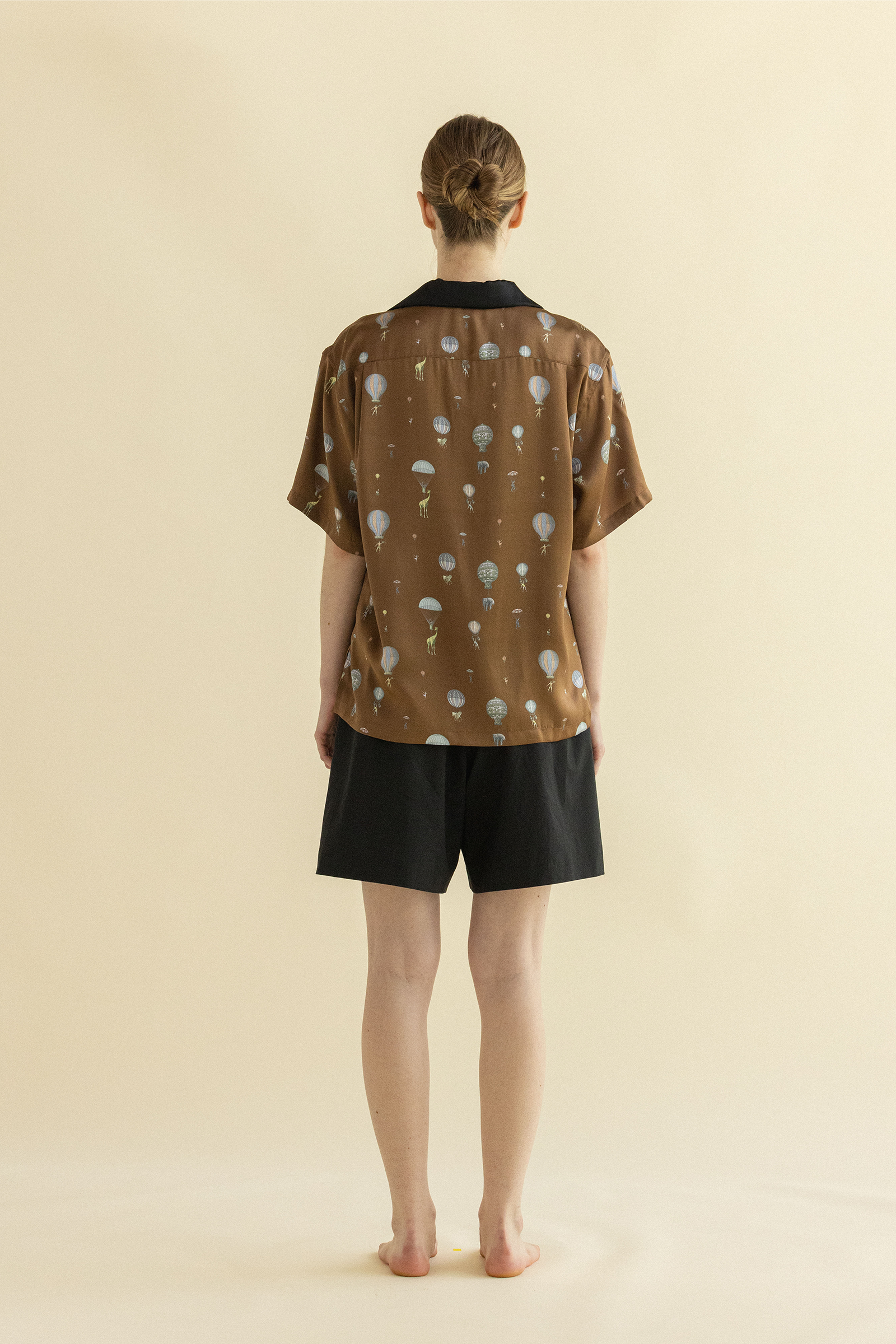 DREAM PARADE BOWLING SHIRT_MARRON