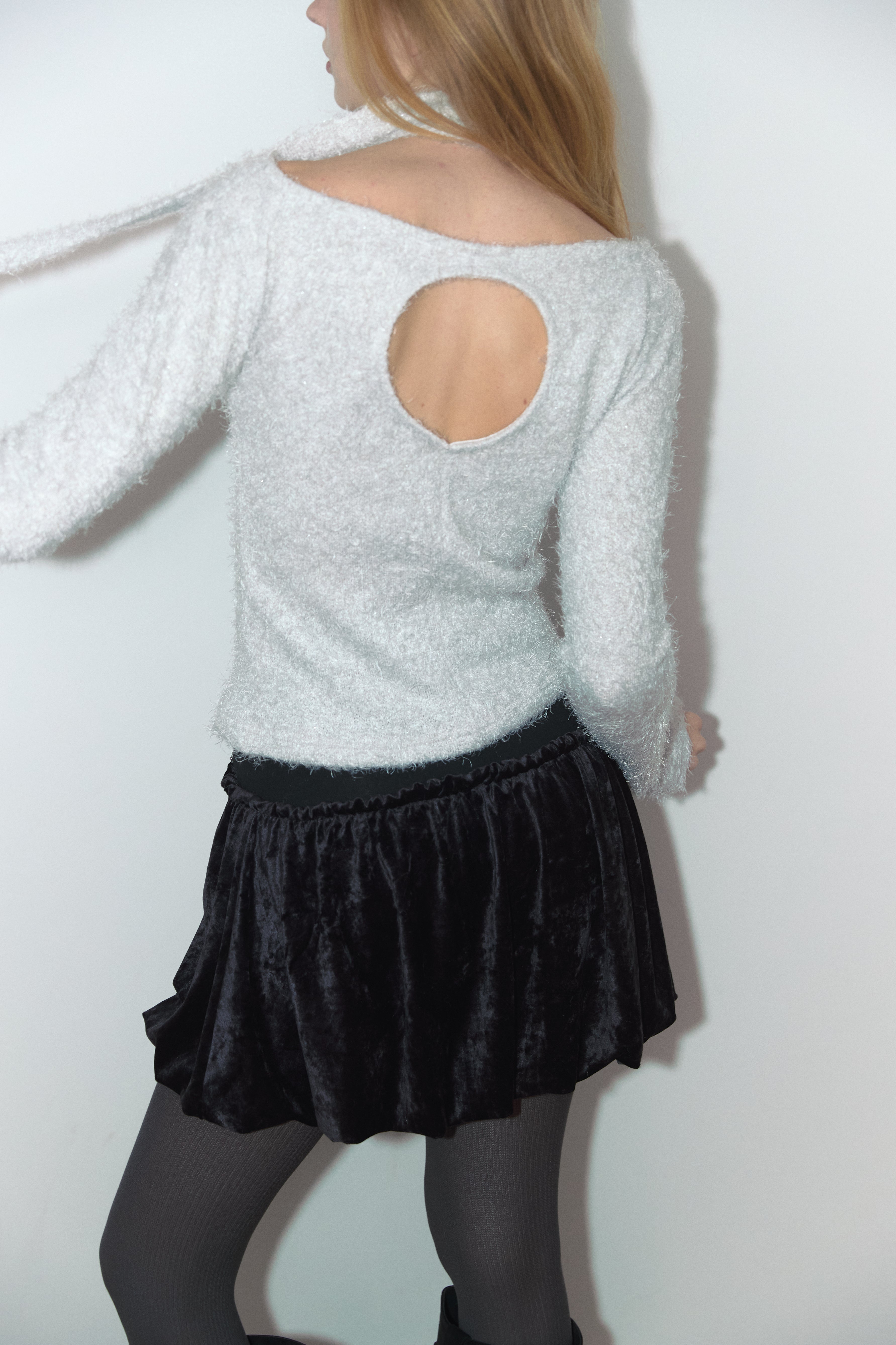 STRING HOLE BLING T_LIGHT GRAY