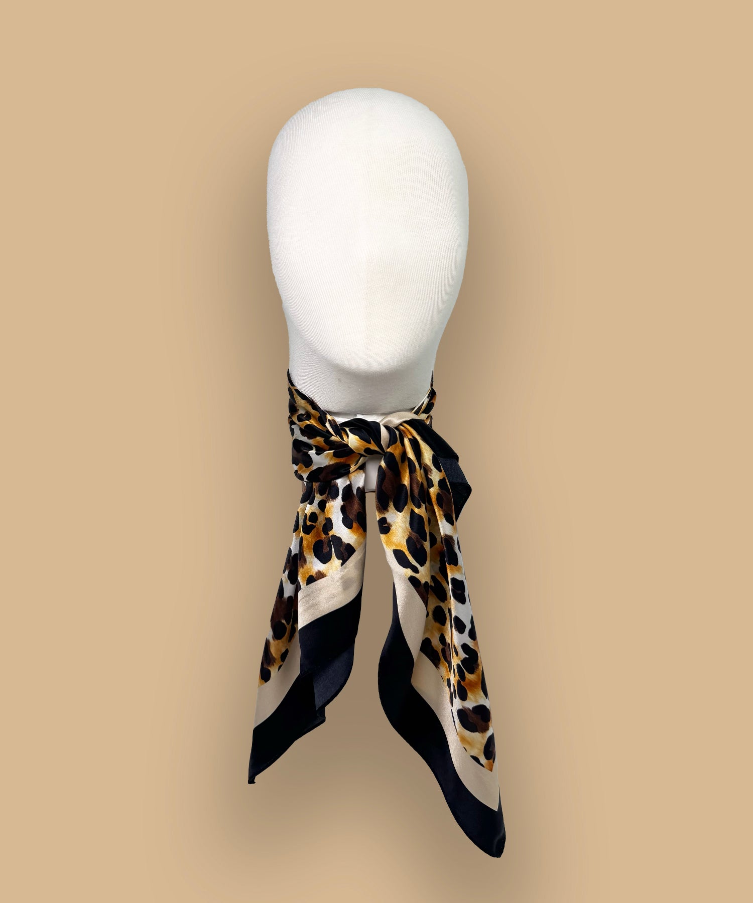 LEOPARD SILK SCARF
