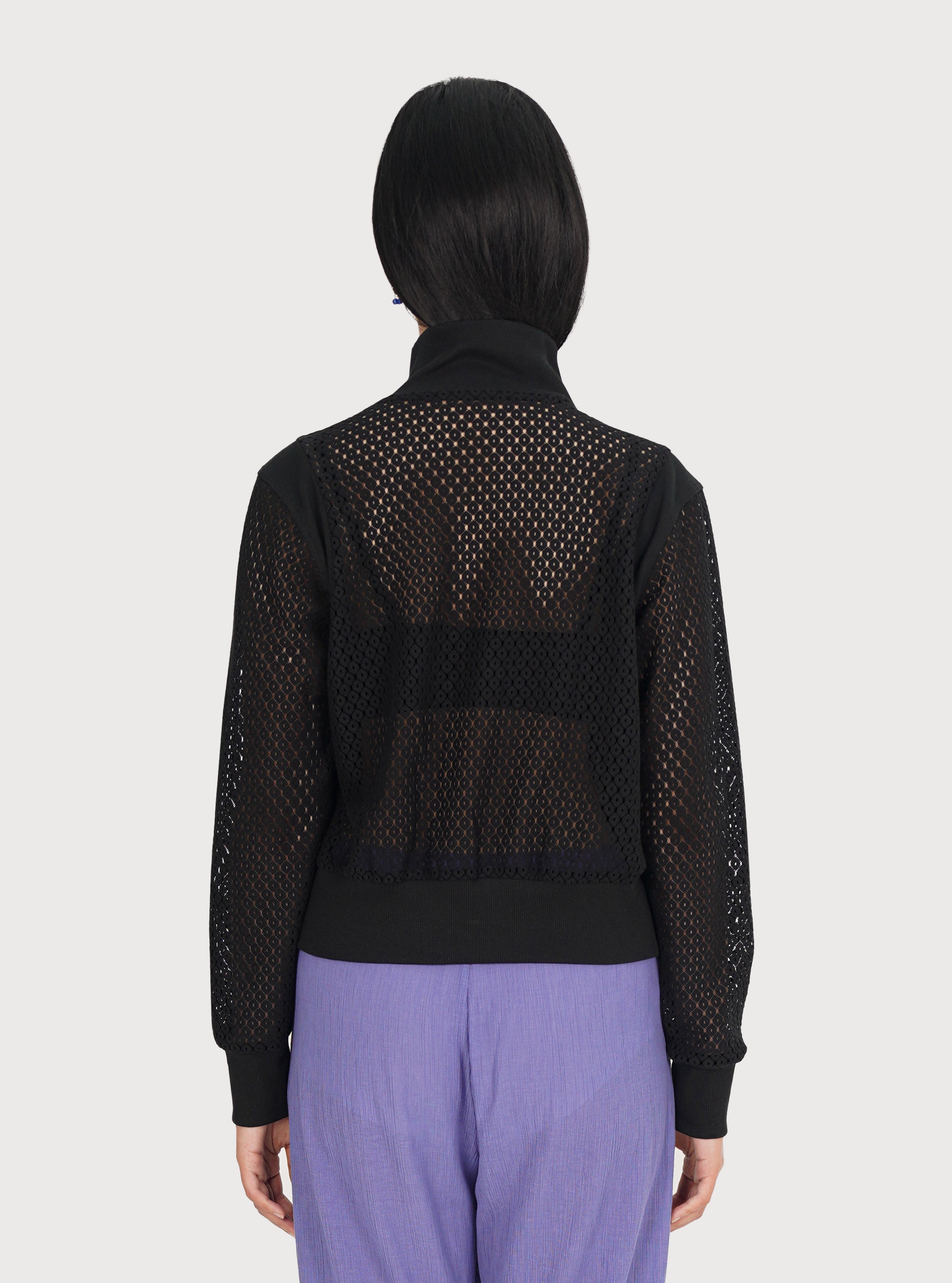 CHANDELIER TRACK JACKET_BLACK