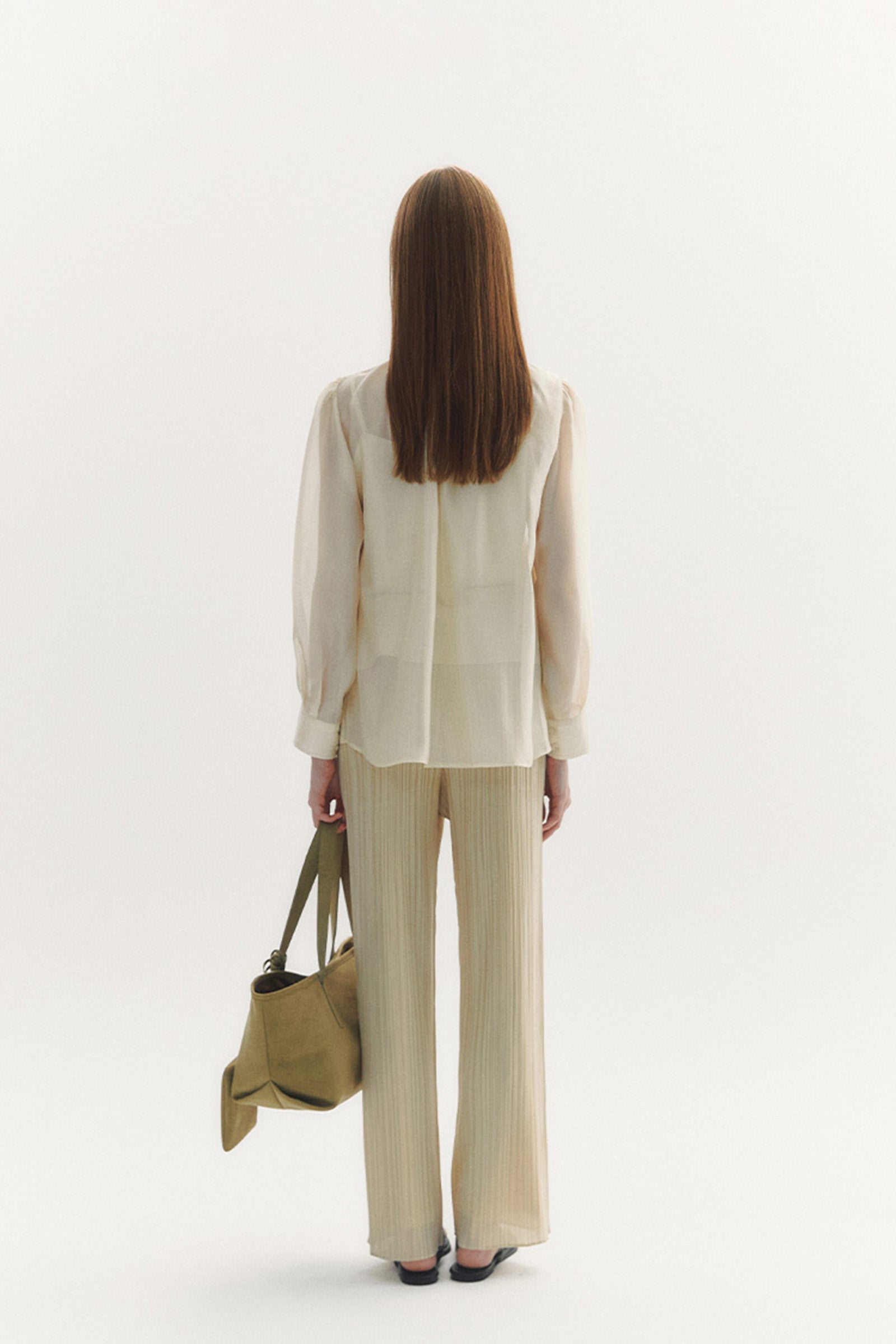 MODERN PLEATS PANTS_BEIGE