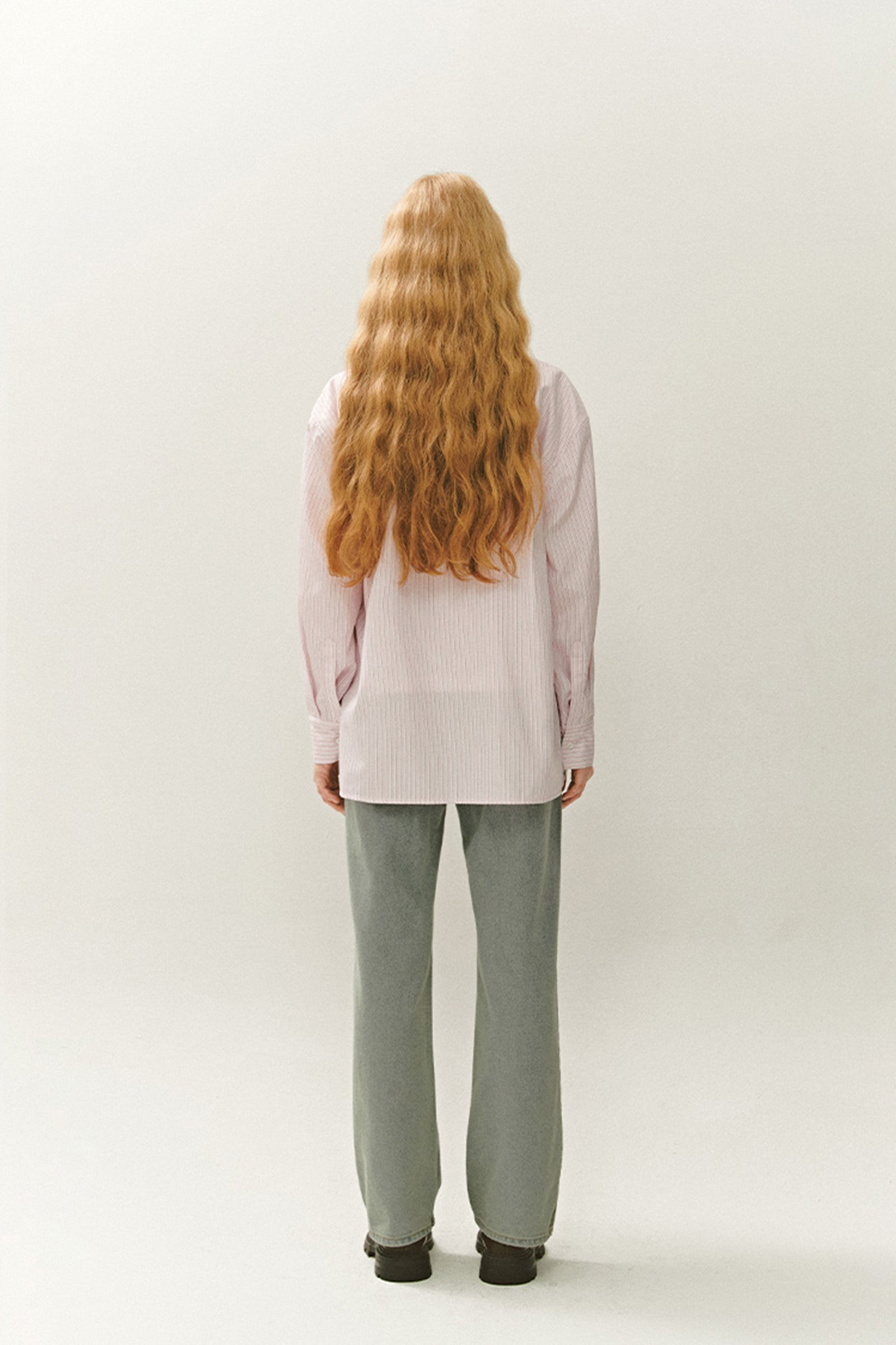 MULTI STRIPE COTTON SHIRTS_PINK