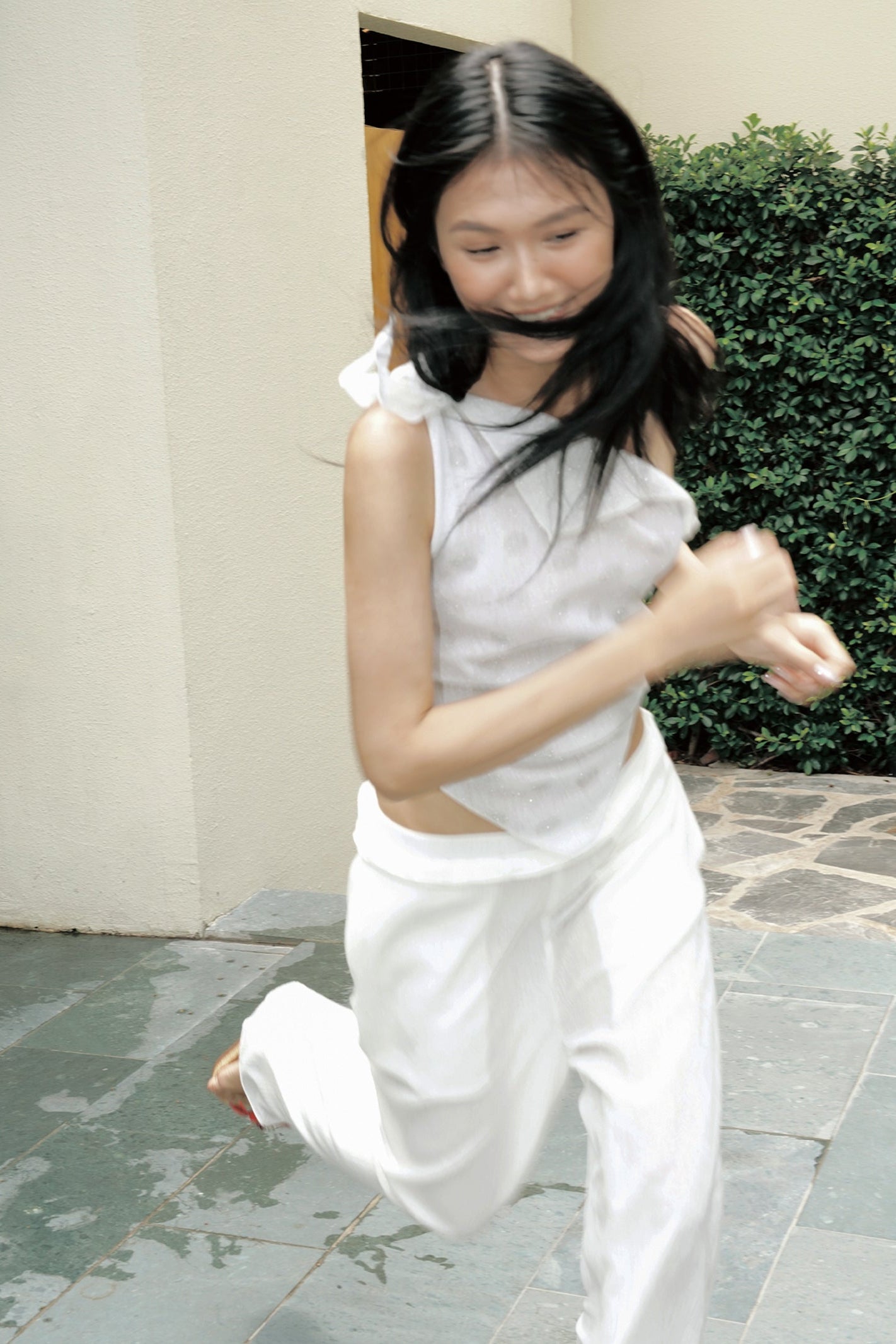 PANTALON SEMI-TRANSPARENT_BLANC