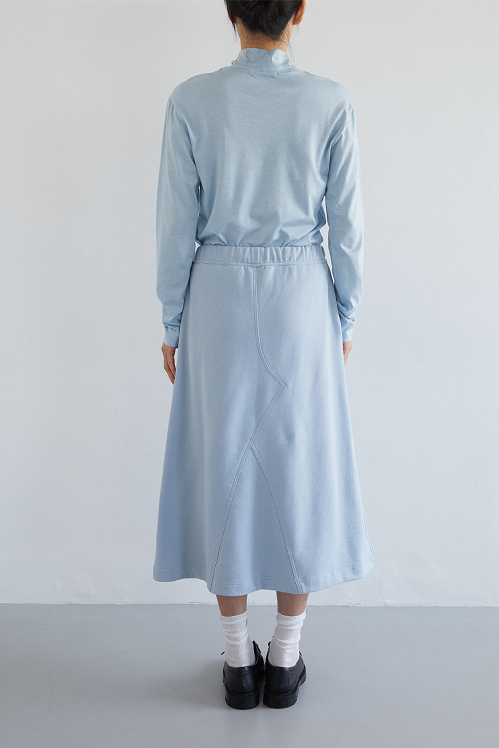 VINTAGE TERRY SKIRT_LIGHT BLUE