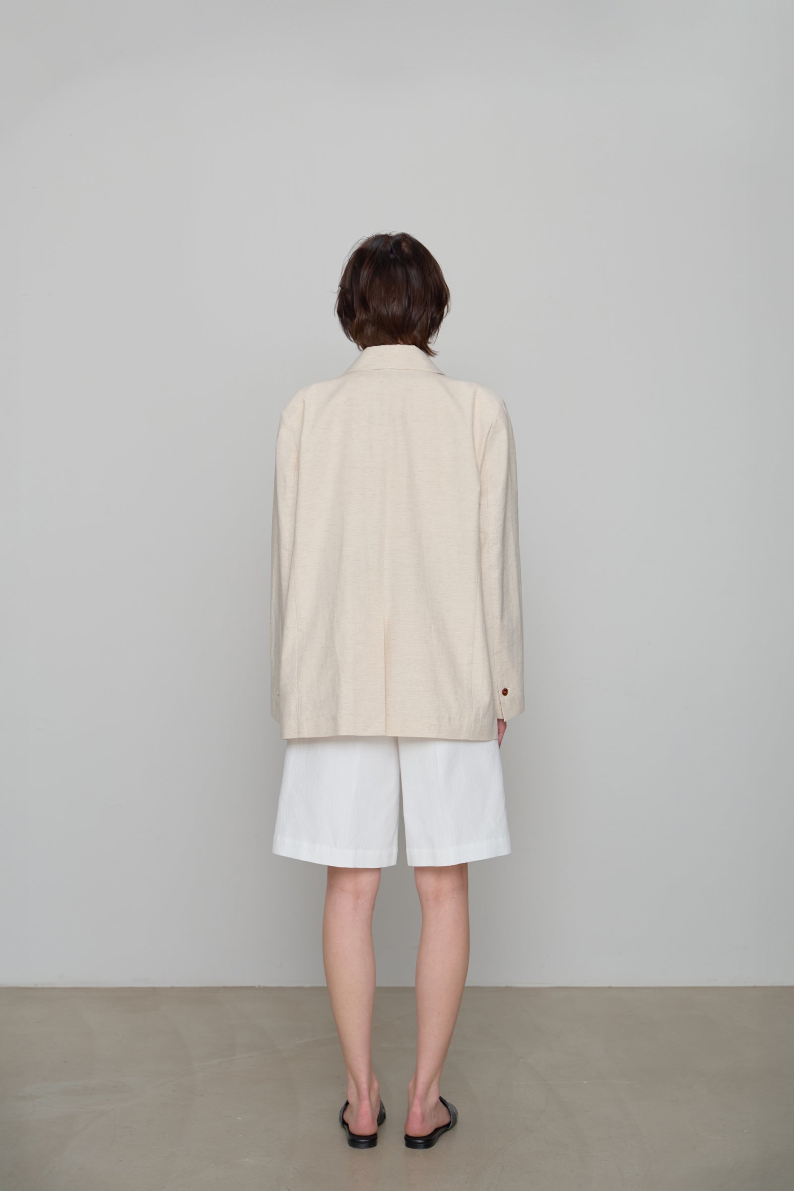 VESTE OVERSIZE EN LIN_CRÈME